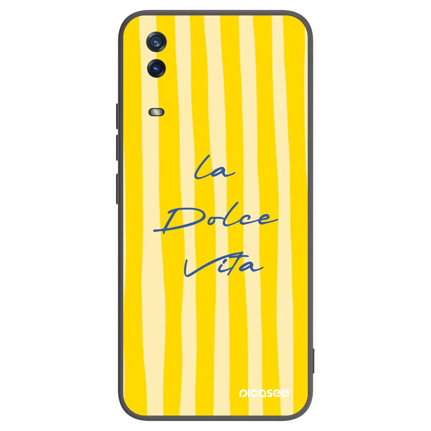 Picasee silikonowe czarne etui na Vivo Y11s - Ladolcevita