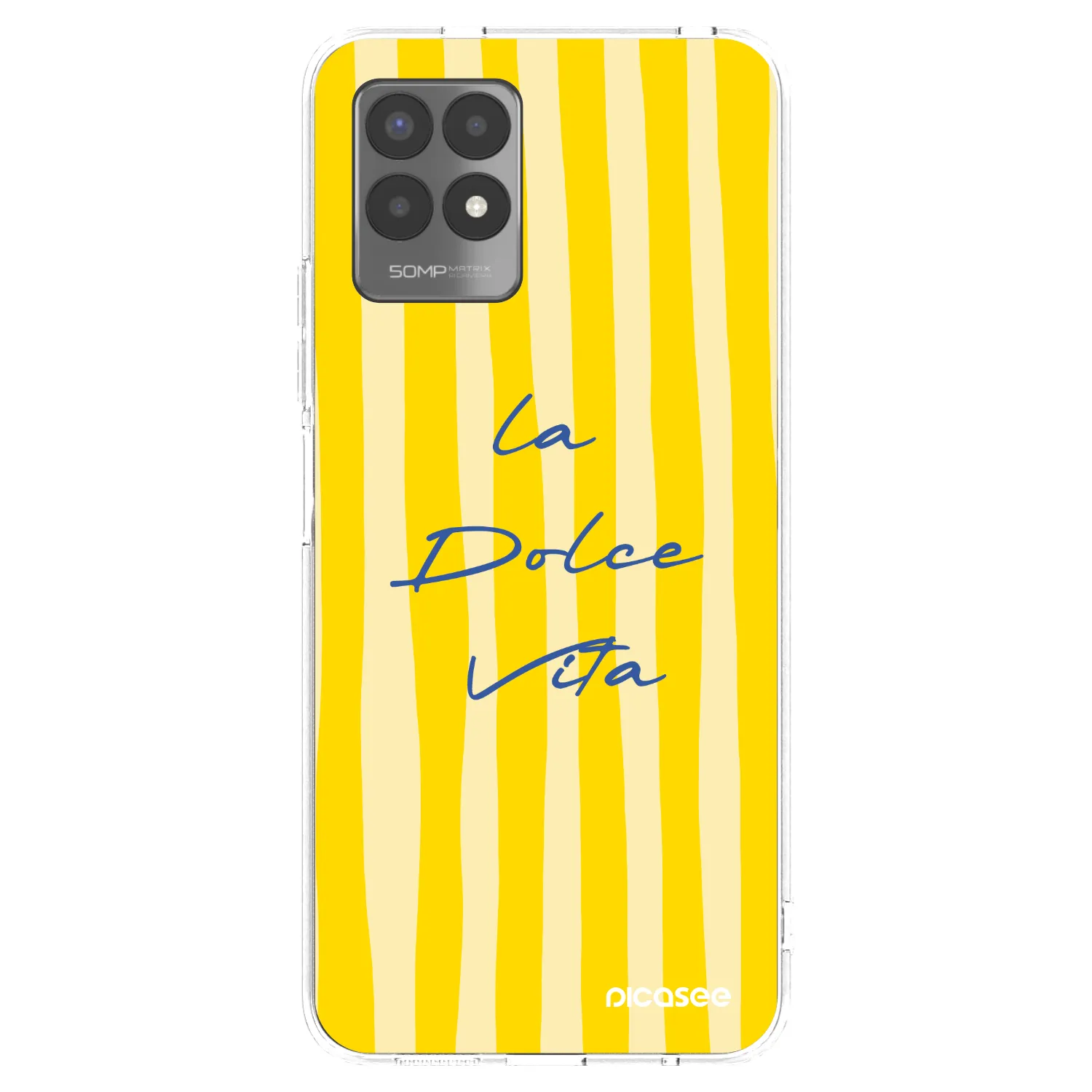 Picasee silikonowe przeźroczyste etui na Realme 8i - Ladolcevita