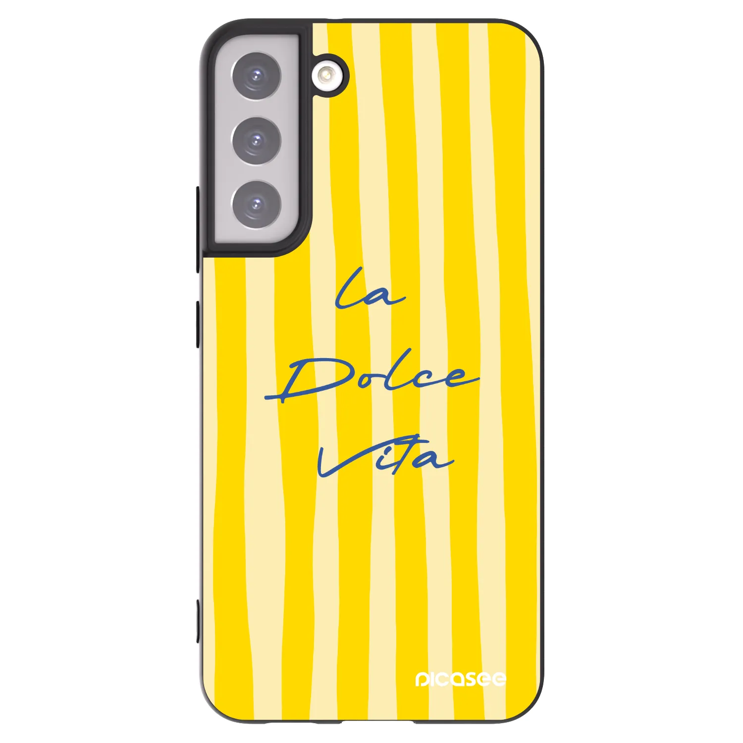 Picasee silikonowe czarne etui na Samsung Galaxy S22+ 5G - Ladolcevita