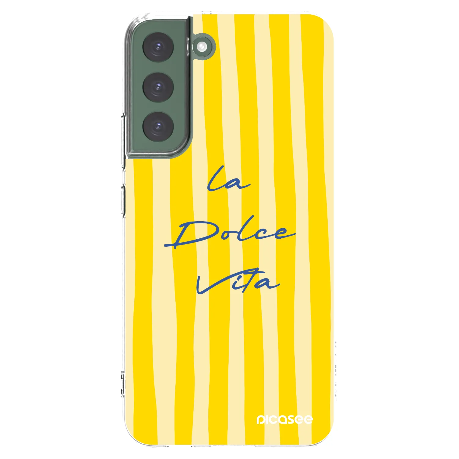 Picasee silikonowe przeźroczyste etui na Samsung Galaxy S22+ 5G - Ladolcevita