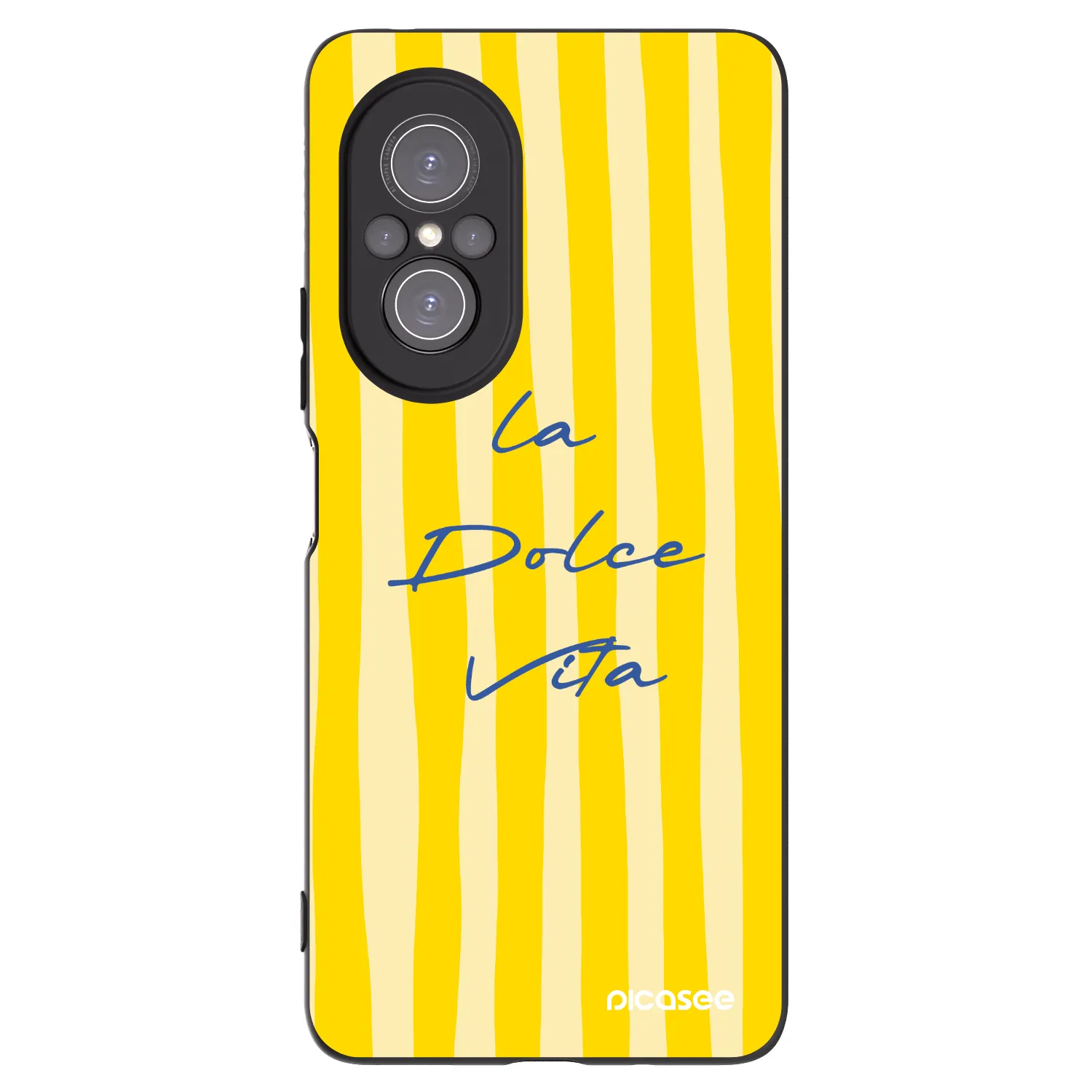 Picasee silikonowe czarne etui na Huawei Nova 9 SE - Ladolcevita
