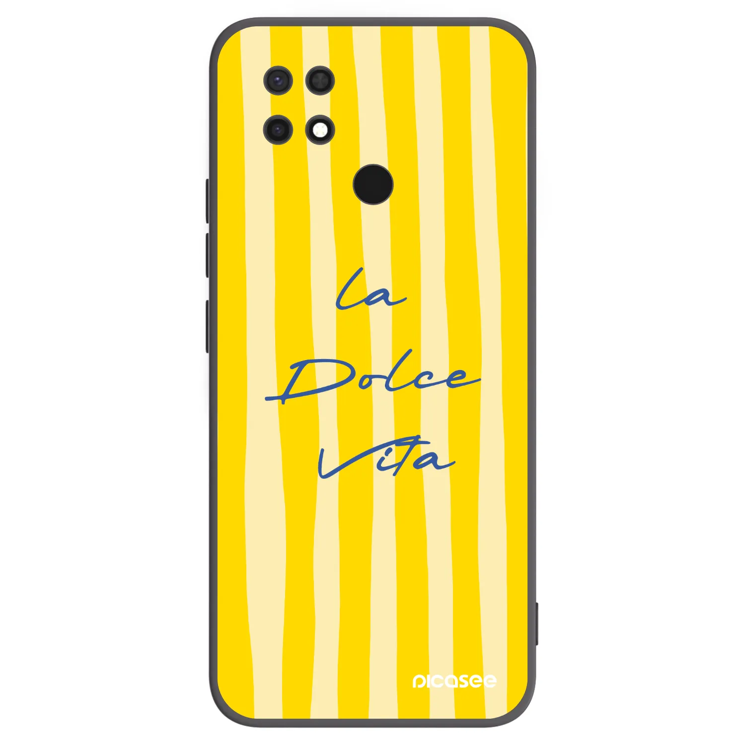 Picasee silikonowe czarne etui na Xiaomi Redmi 10C - Ladolcevita