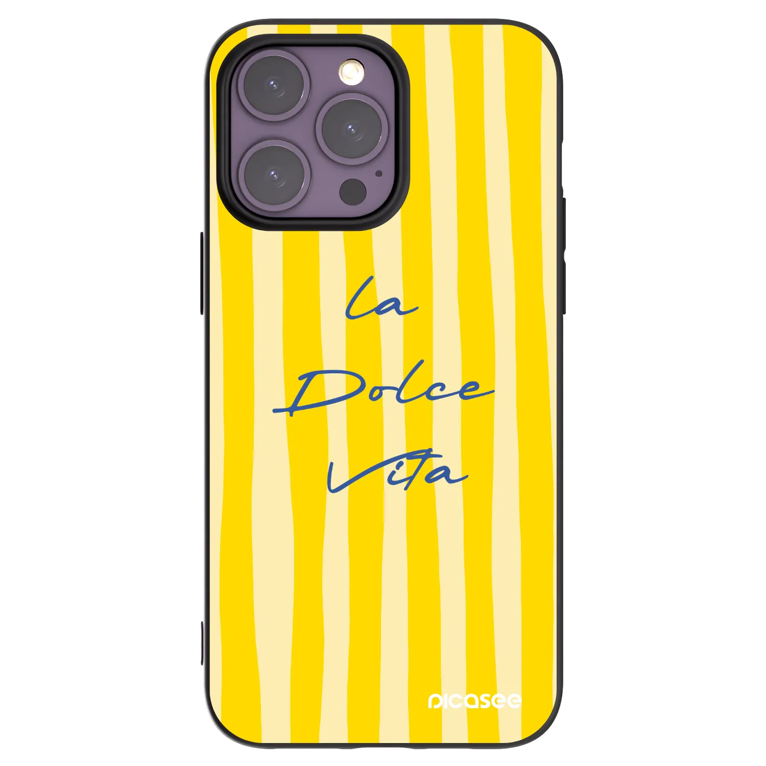Picasee silikonowe czarne etui na Apple iPhone 14 Pro Max - Ladolcevita