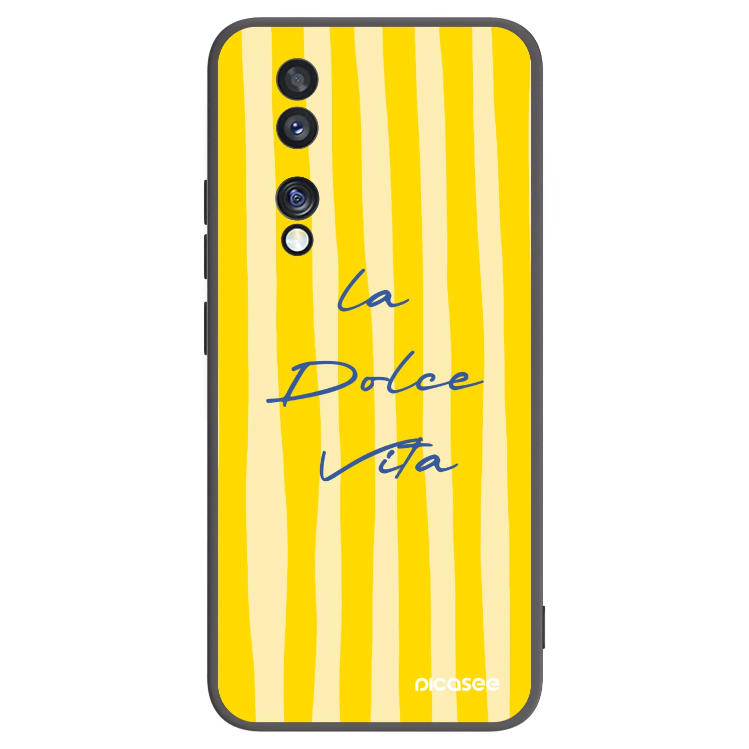 Picasee silikonowe czarne etui na Honor 70 - Ladolcevita
