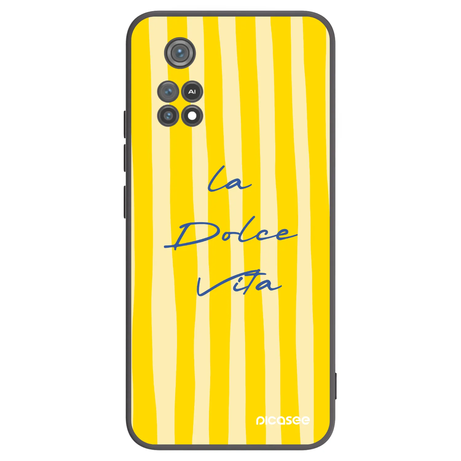 Picasee silikonowe czarne etui na Xiaomi Poco M4 Pro - Ladolcevita