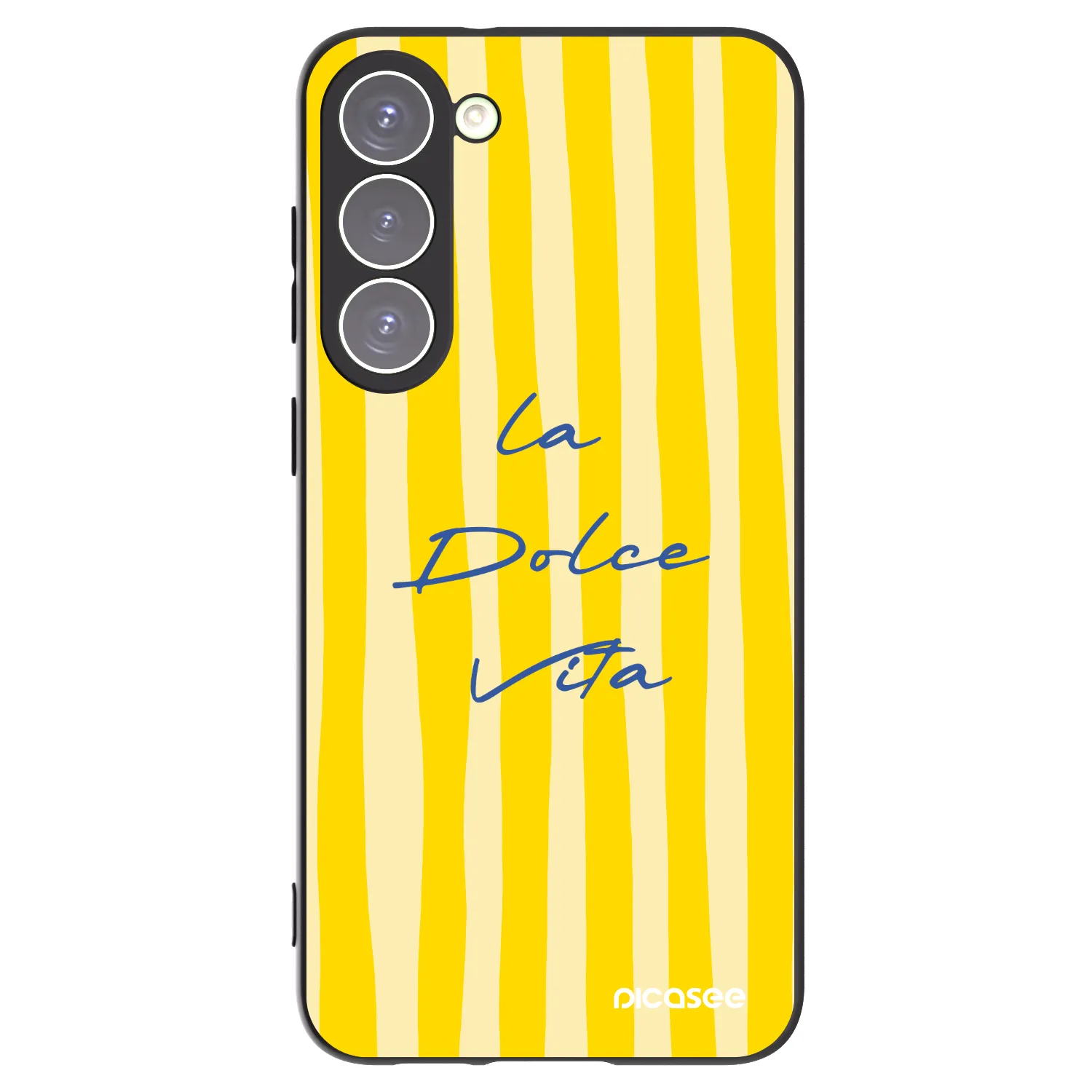 Picasee silikonowe czarne etui na Samsung Galaxy S23+ 5G - Ladolcevita