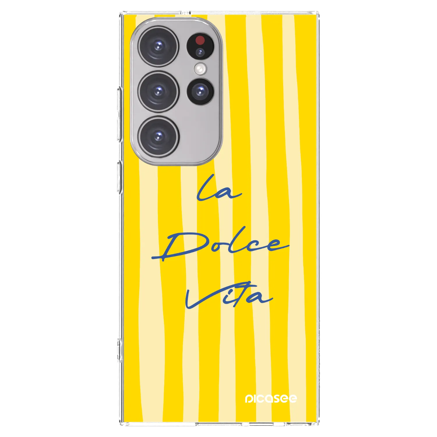 Picasee silikonowe przeźroczyste etui na Samsung Galaxy S23 Ultra 5G - Ladolcevita
