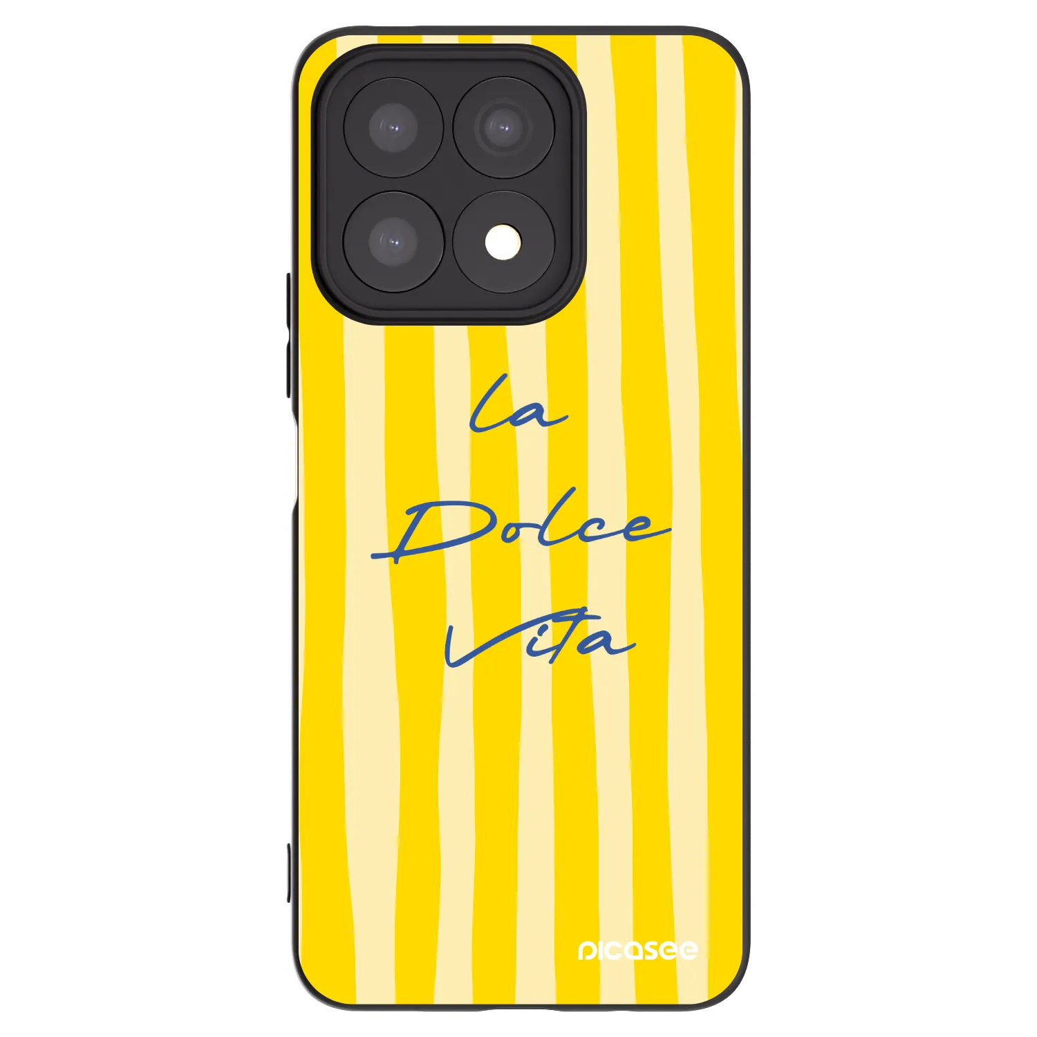 Picasee silikonowe czarne etui na Honor X8a - Ladolcevita