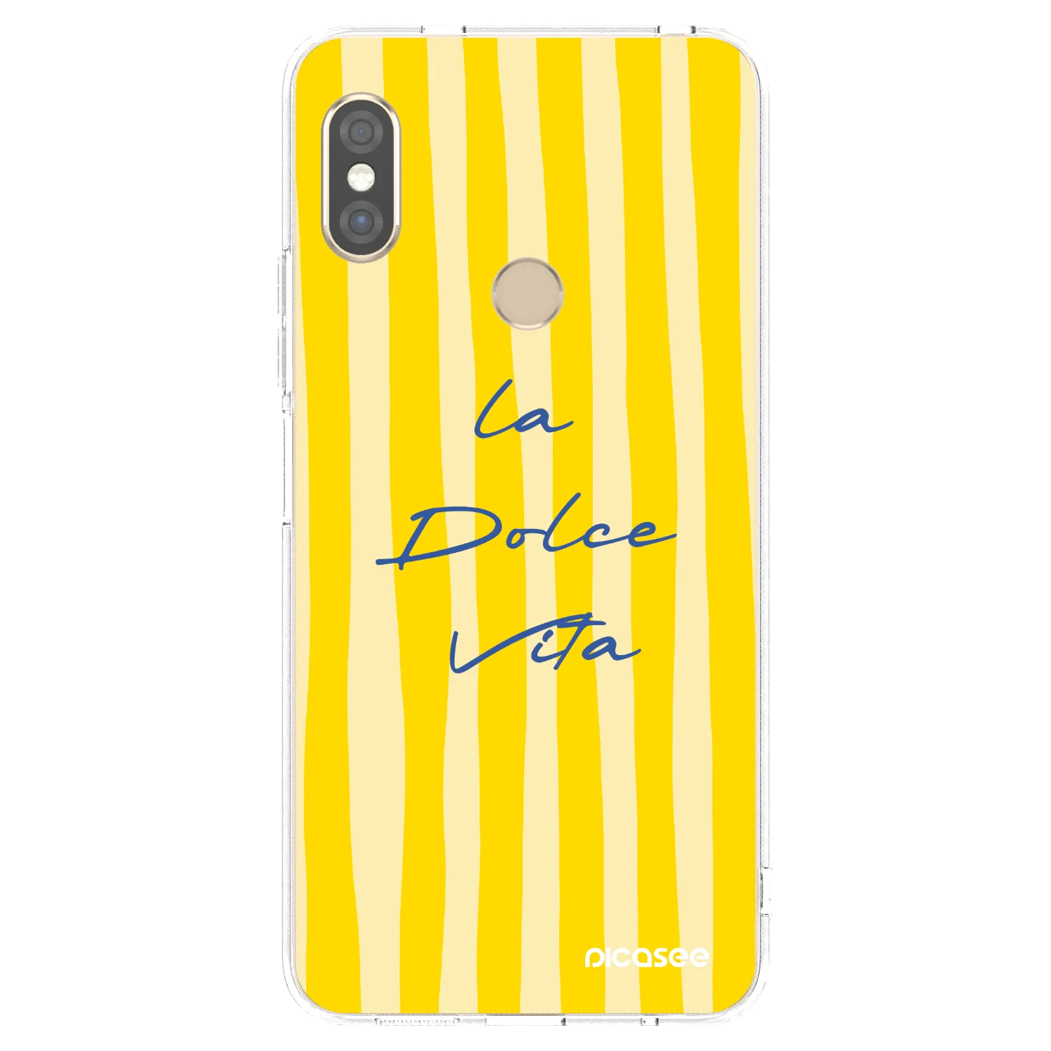 Picasee silikonowe przeźroczyste etui na Xiaomi Redmi Note 5 Global - Ladolcevita