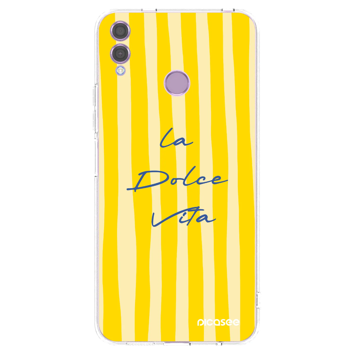 Picasee silikonowe przeźroczyste etui na Honor 8X - Ladolcevita