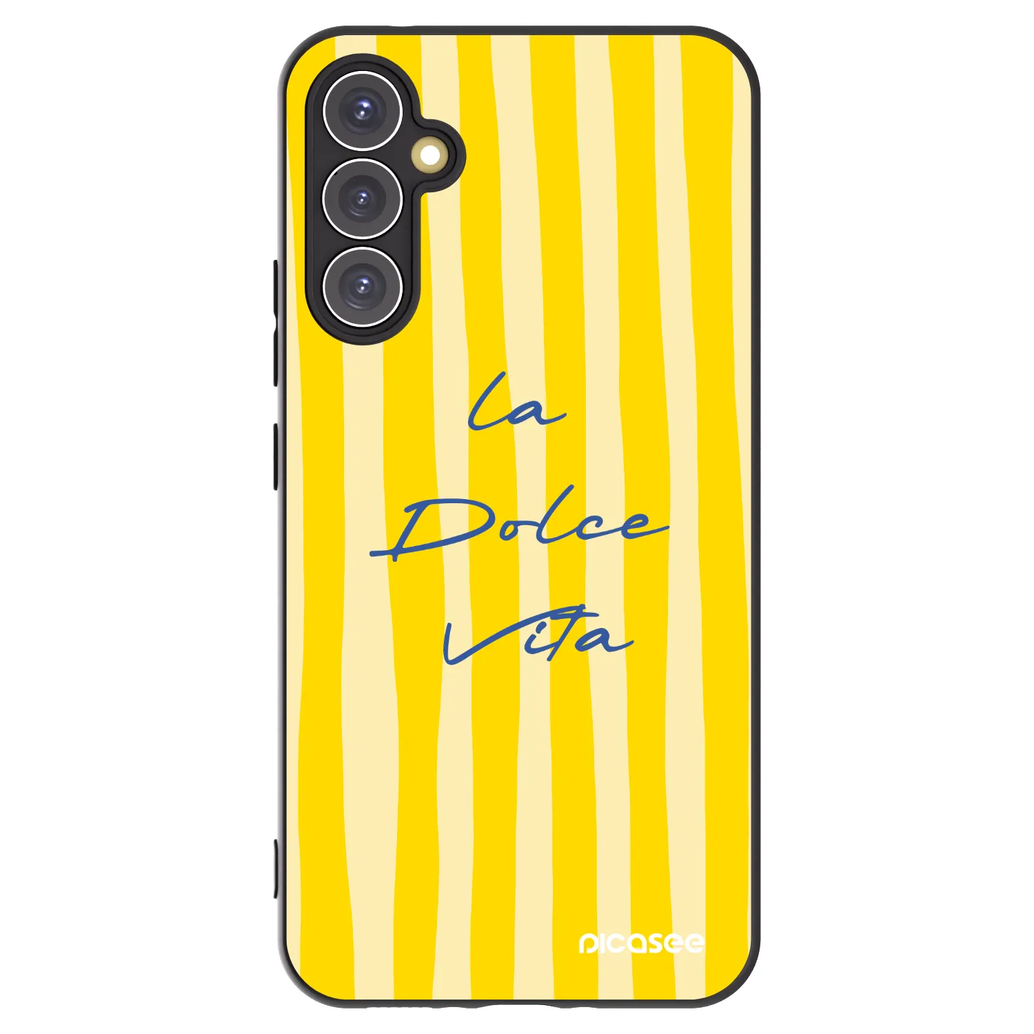 Picasee silikonowe czarne etui na Samsung Galaxy A34 5G A346B - Ladolcevita