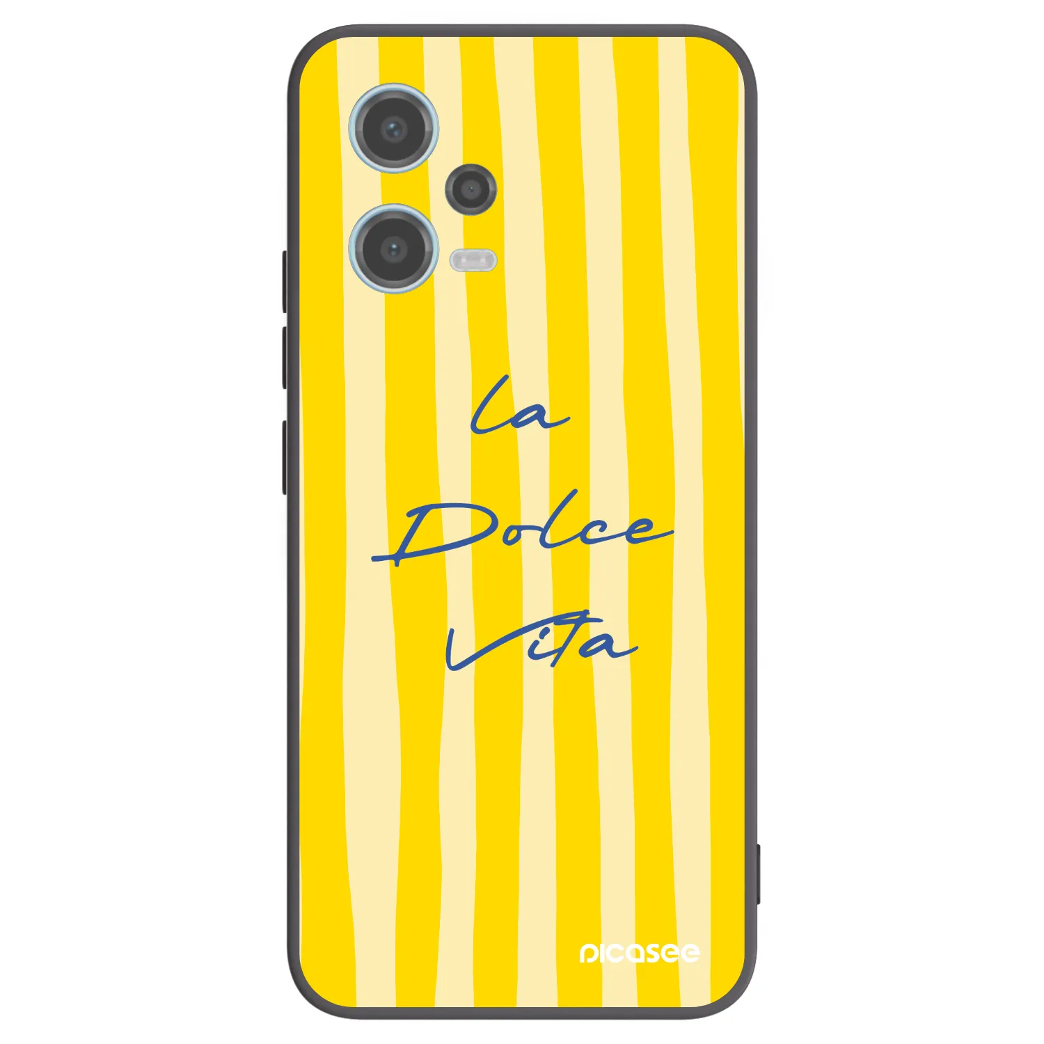 Picasee silikonowe czarne etui na Xiaomi Redmi Note 12 5G - Ladolcevita