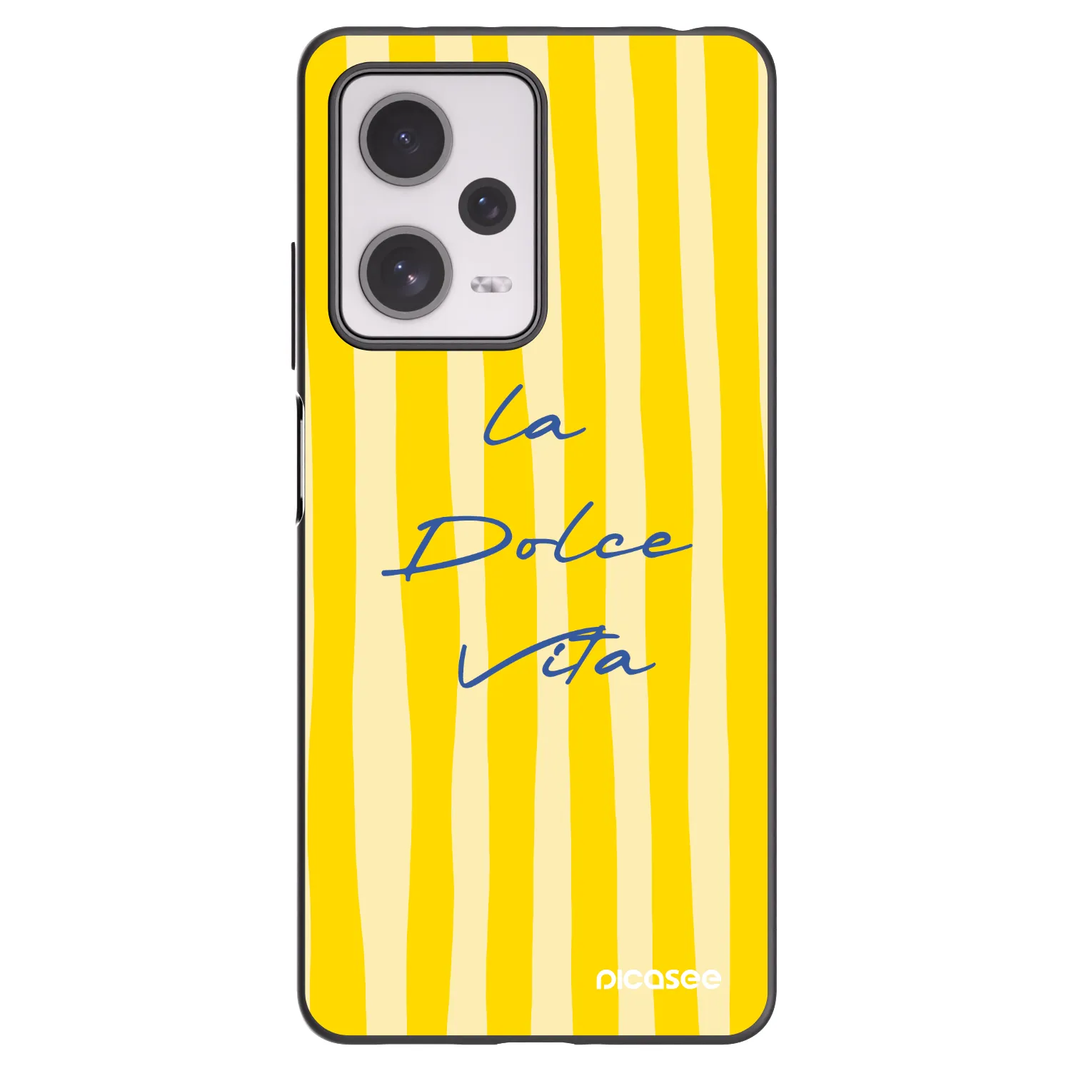 Picasee silikonowe czarne etui na Xiaomi Redmi Note 12 Pro+ 5G - Ladolcevita