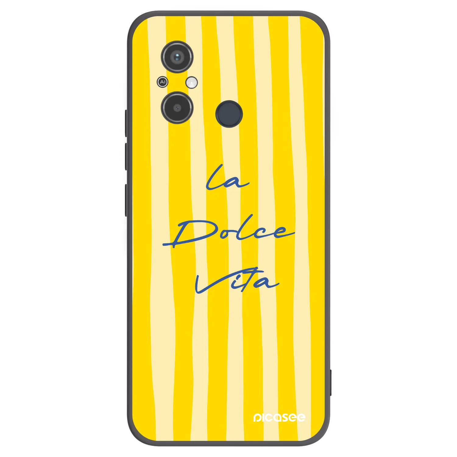 Picasee silikonowe czarne etui na Xiaomi Redmi 12C - Ladolcevita