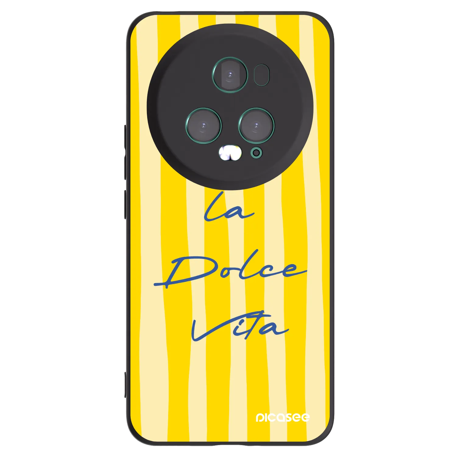 Picasee silikonowe czarne etui na Honor Magic5 Pro - Ladolcevita