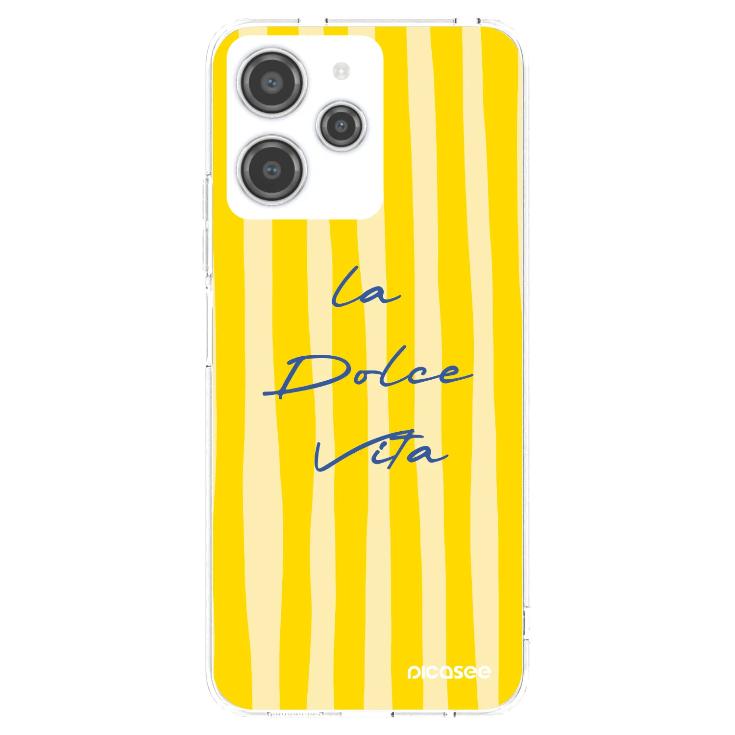 Picasee silikonowe przeźroczyste etui na Xiaomi Redmi 12 4G - Ladolcevita
