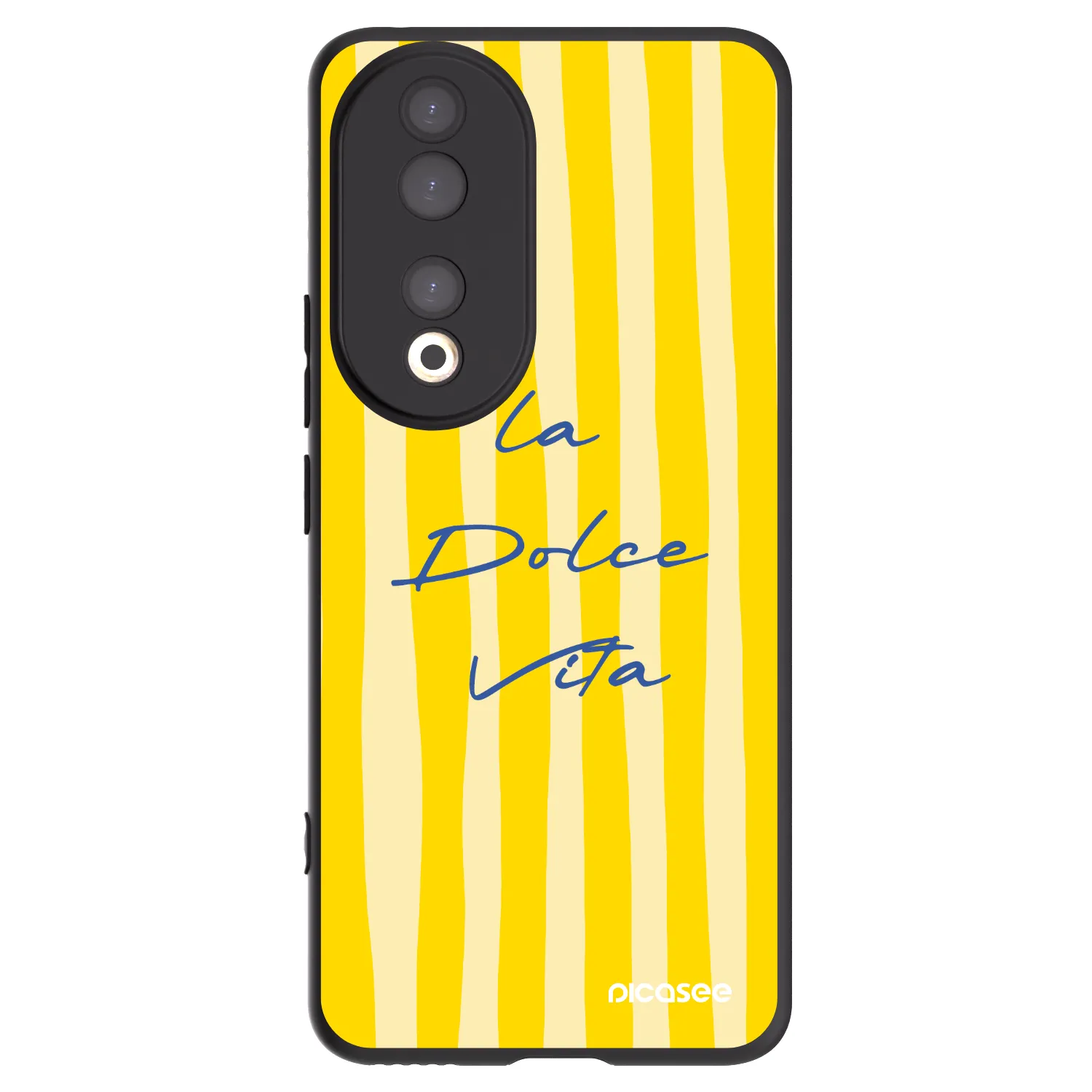 Picasee silikonowe czarne etui na Honor 90 5G - Ladolcevita