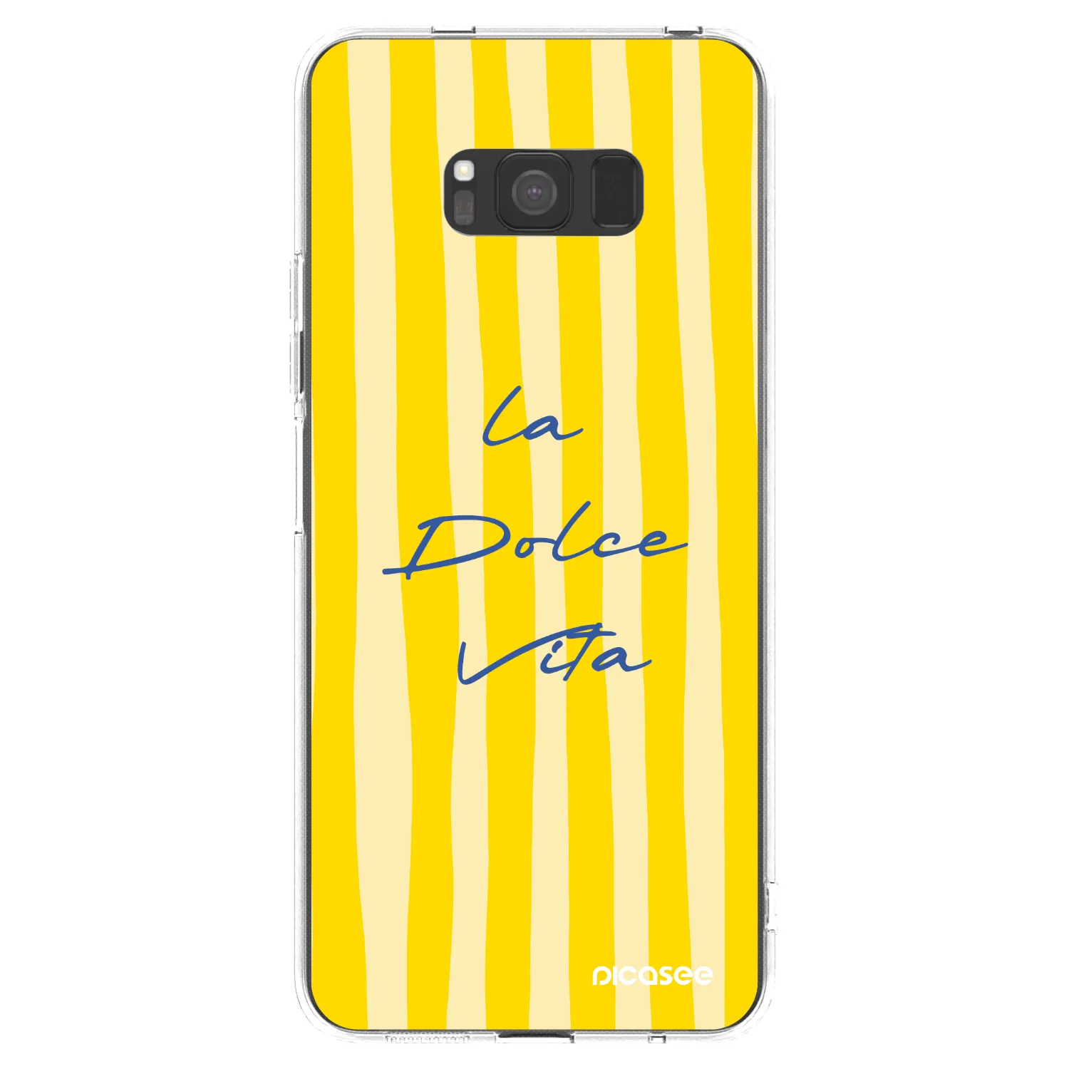 Picasee silikonowe przeźroczyste etui na Samsung Galaxy S8 G950F - Ladolcevita