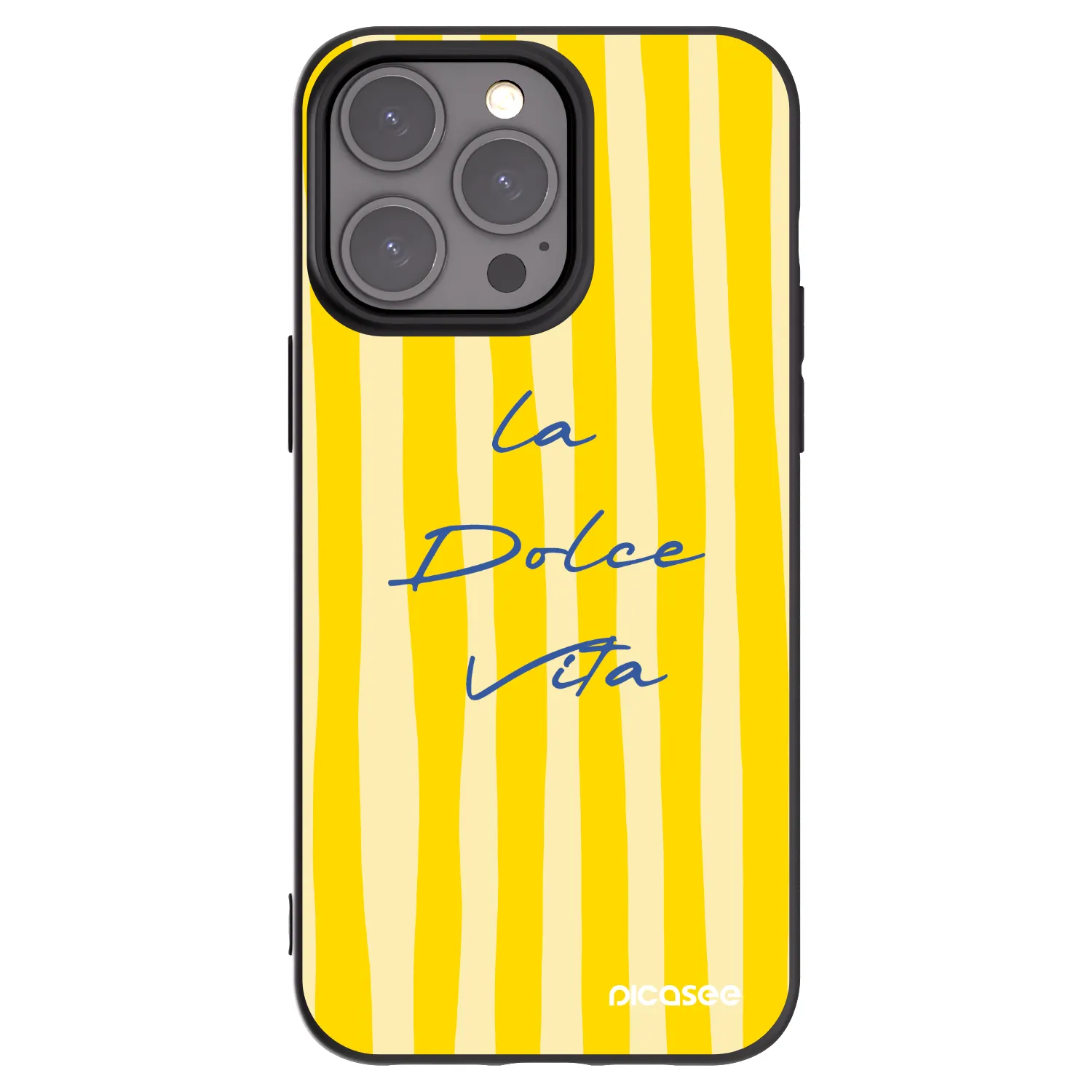 Picasee silikonowe czarne etui na Apple iPhone 15 Pro Max - Ladolcevita