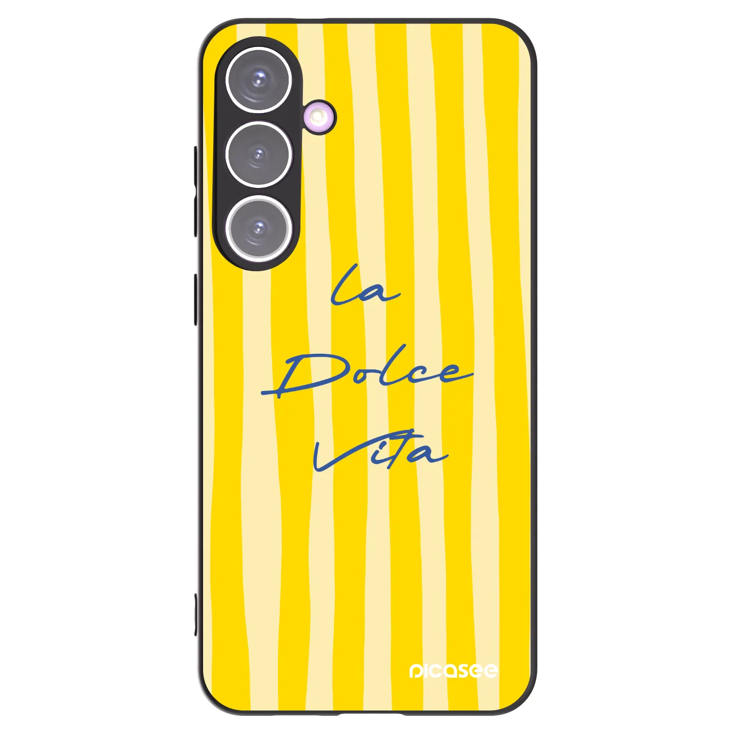 Picasee silikonowe czarne etui na Samsung Galaxy S24+ S926B 5G - Ladolcevita