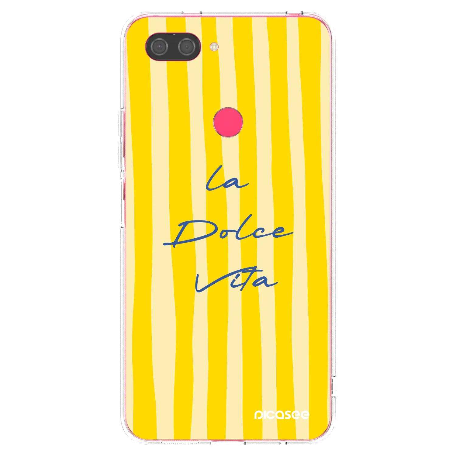 Picasee silikonowe przeźroczyste etui na Xiaomi Mi 8 Lite - Ladolcevita