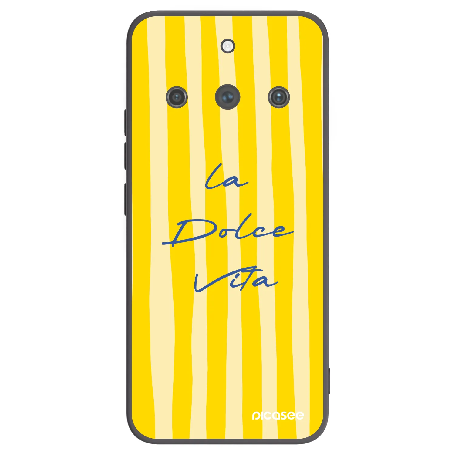 Picasee silikonowe czarne etui na Realme 11 Pro+ - Ladolcevita
