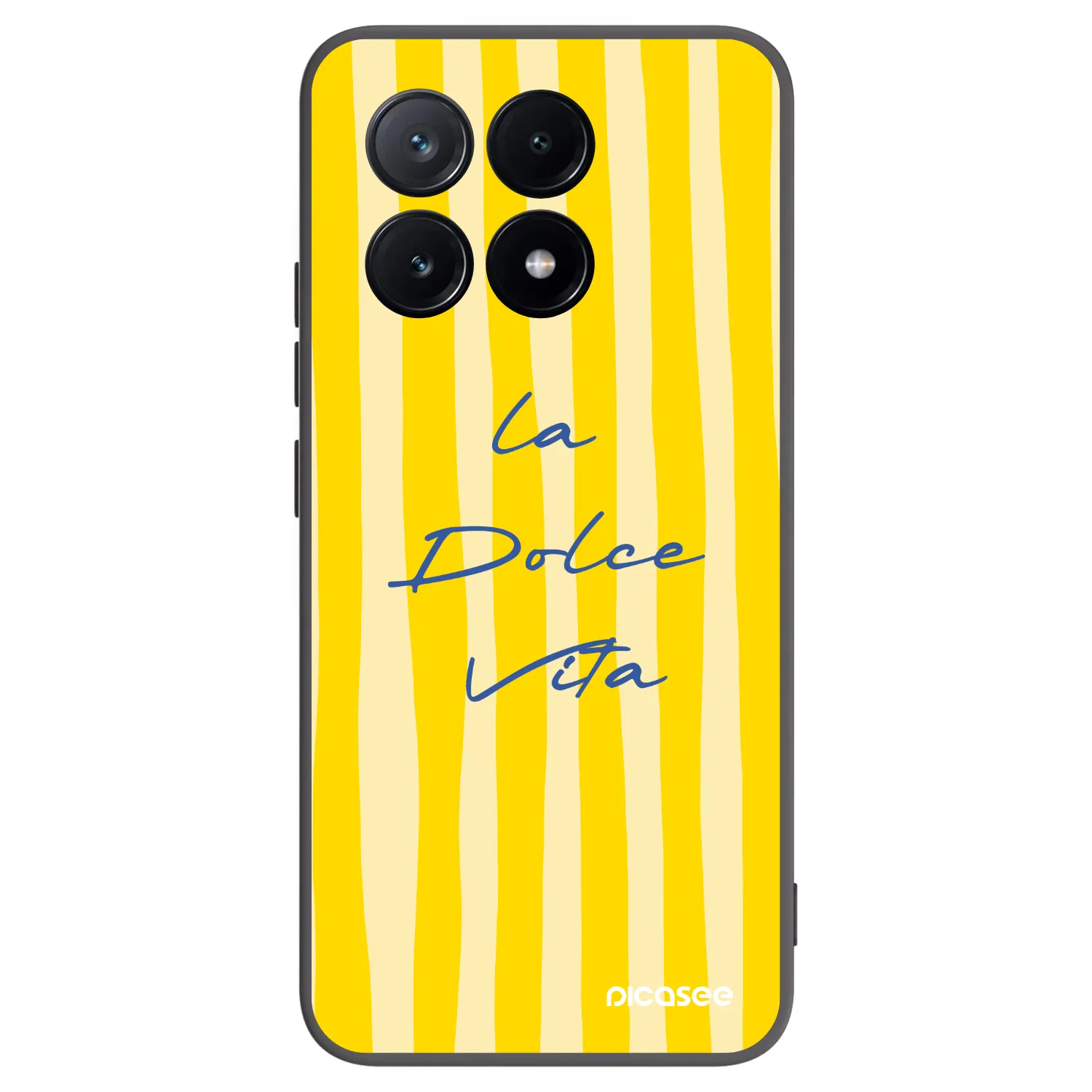Picasee silikonowe czarne etui na Xiaomi Poco X6 Pro - Ladolcevita