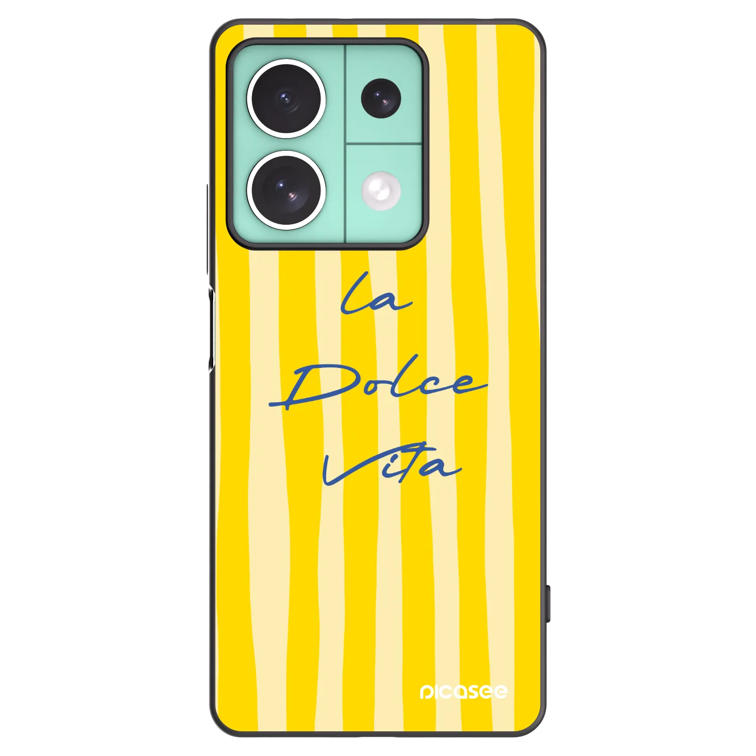 Picasee silikonowe czarne etui na Xiaomi Redmi Note 13 5G - Ladolcevita