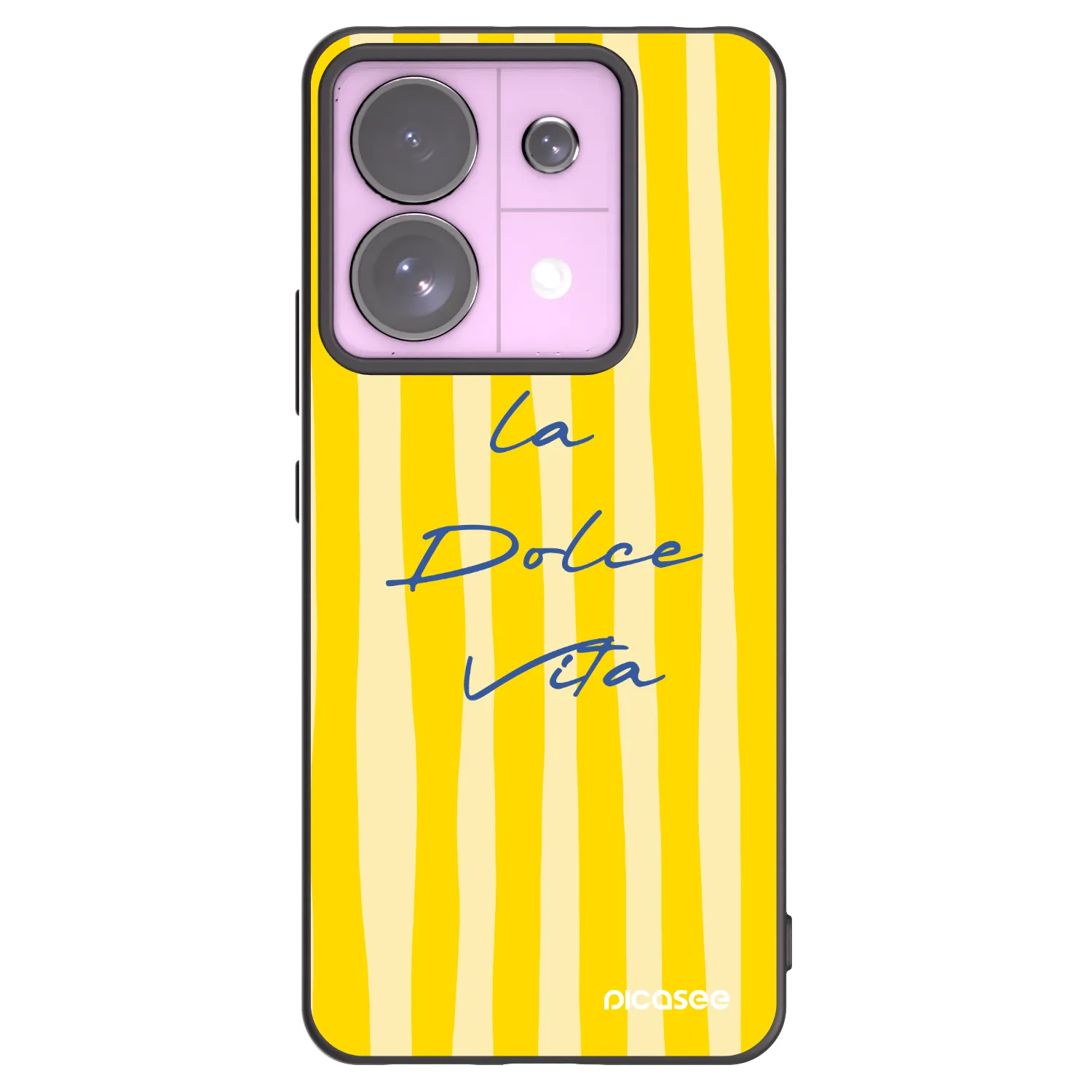 Picasee silikonowe czarne etui na Xiaomi Redmi Note 13 Pro 5G - Ladolcevita