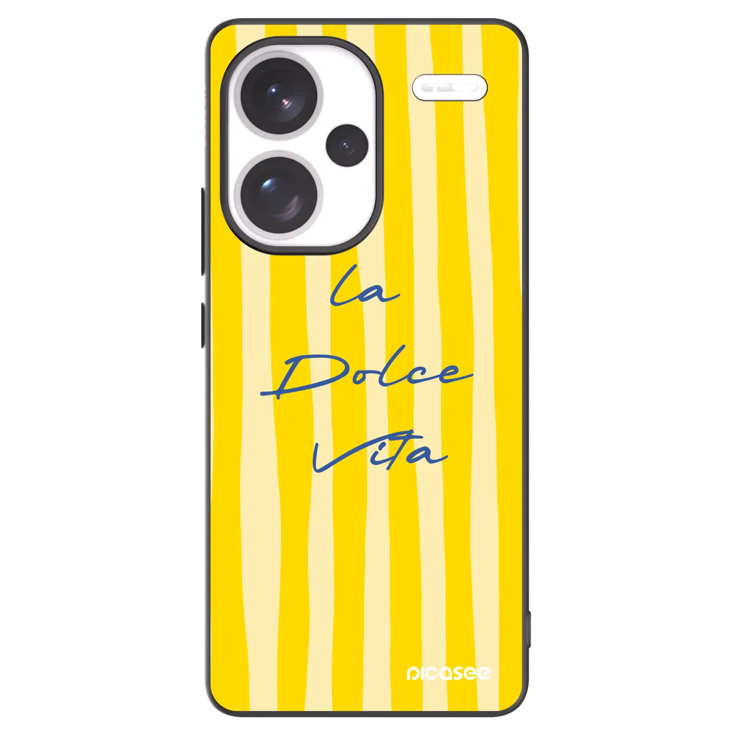 Picasee silikonowe czarne etui na Xiaomi Redmi Note 13 Pro+ 5G - Ladolcevita