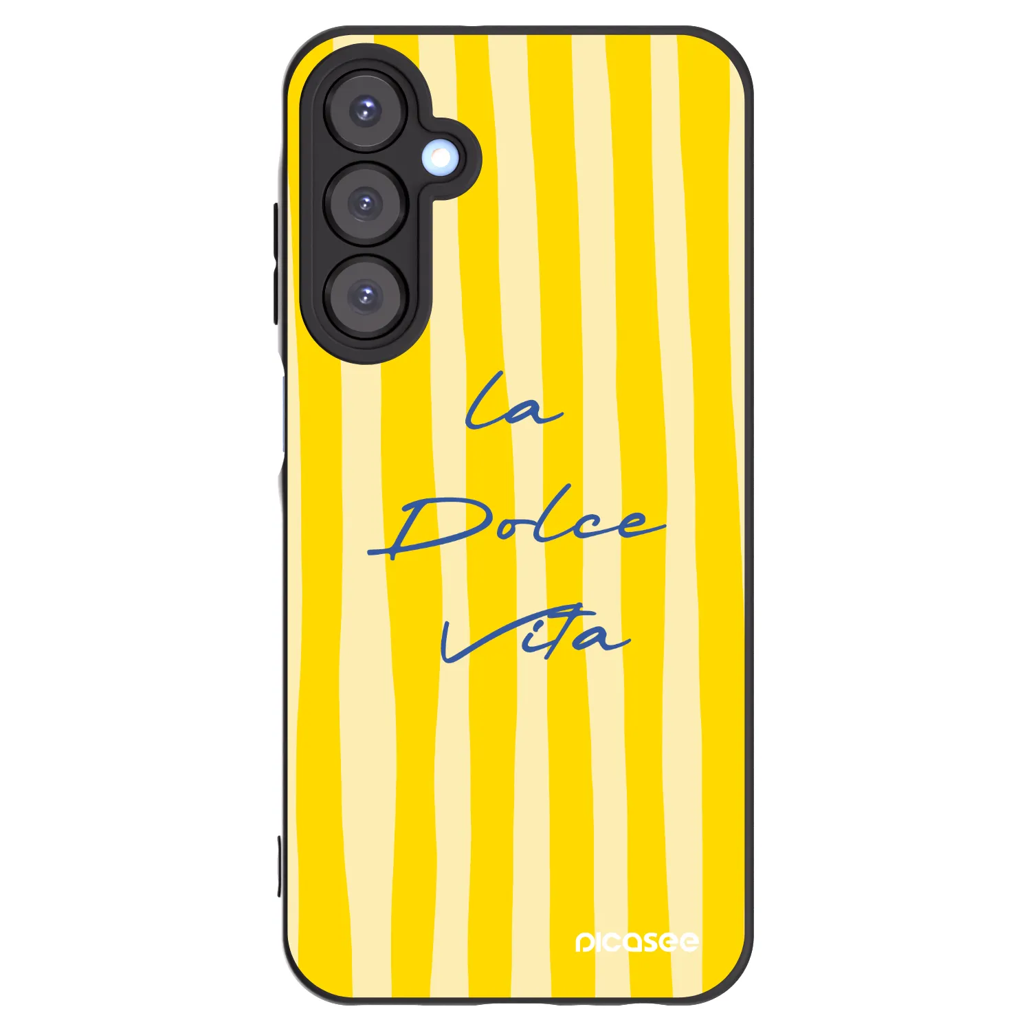 Picasee silikonowe czarne etui na Samsung Galaxy A25 A256B 5G - Ladolcevita
