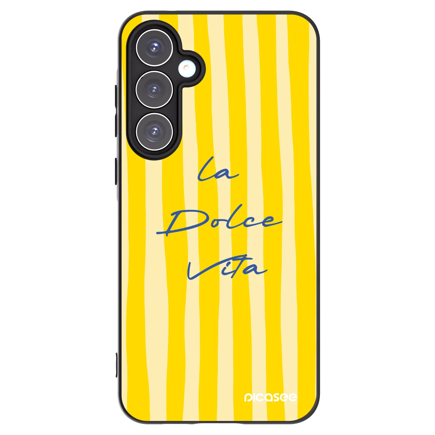 Picasee silikonowe czarne etui na Samsung Galaxy A55 5G A556B - Ladolcevita
