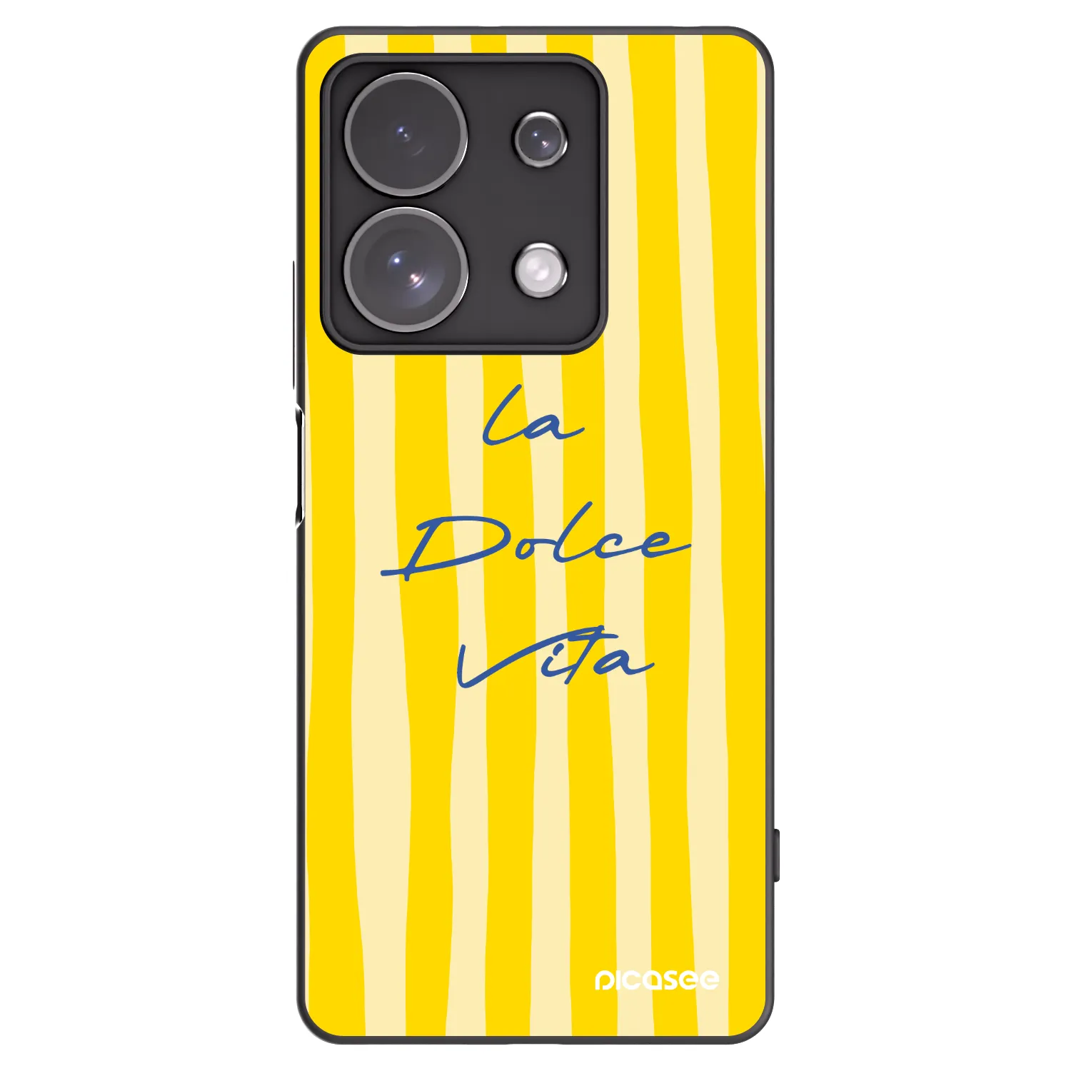 Picasee silikonowe czarne etui na Xiaomi Redmi Note 13 Pro 4G - Ladolcevita