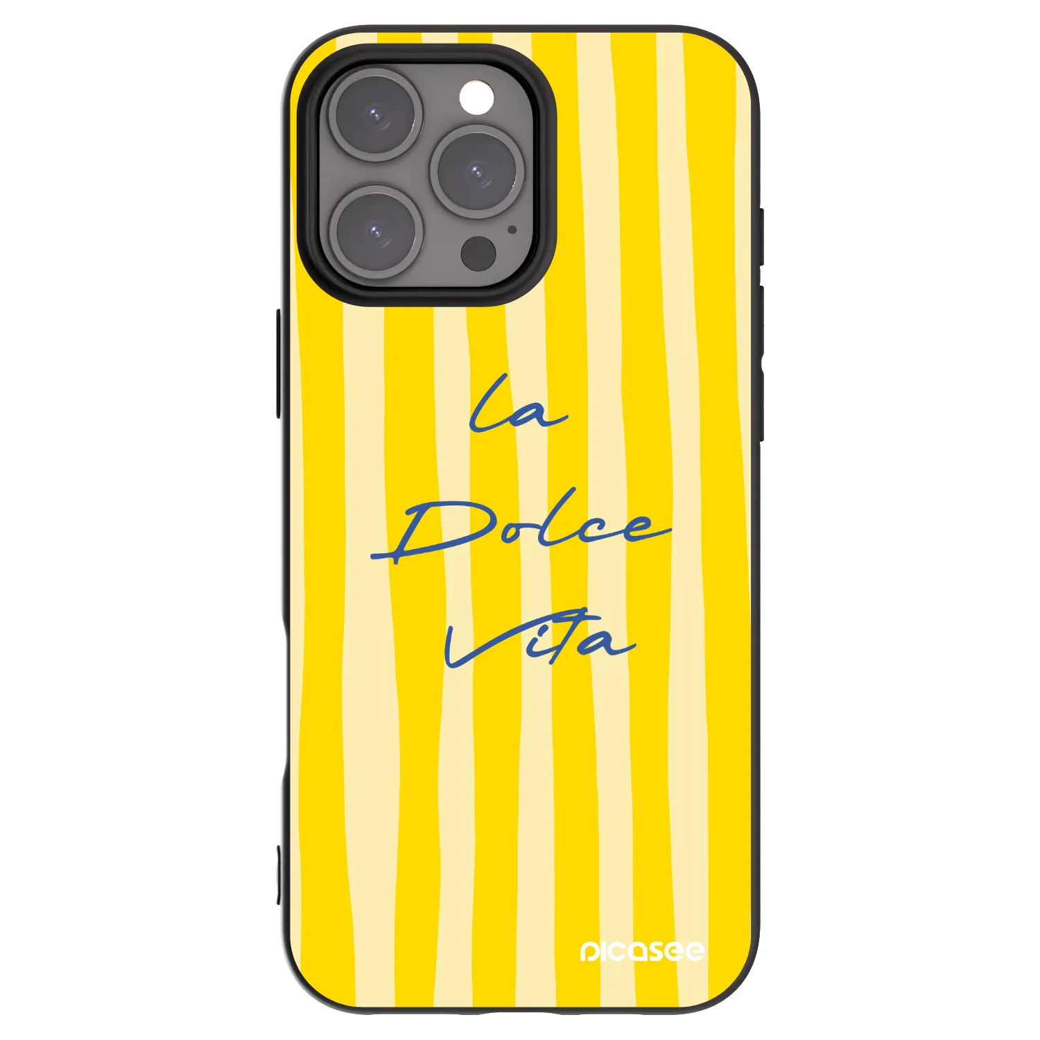 Picasee silikonowe czarne etui na Apple iPhone 16 Pro Max - Ladolcevita