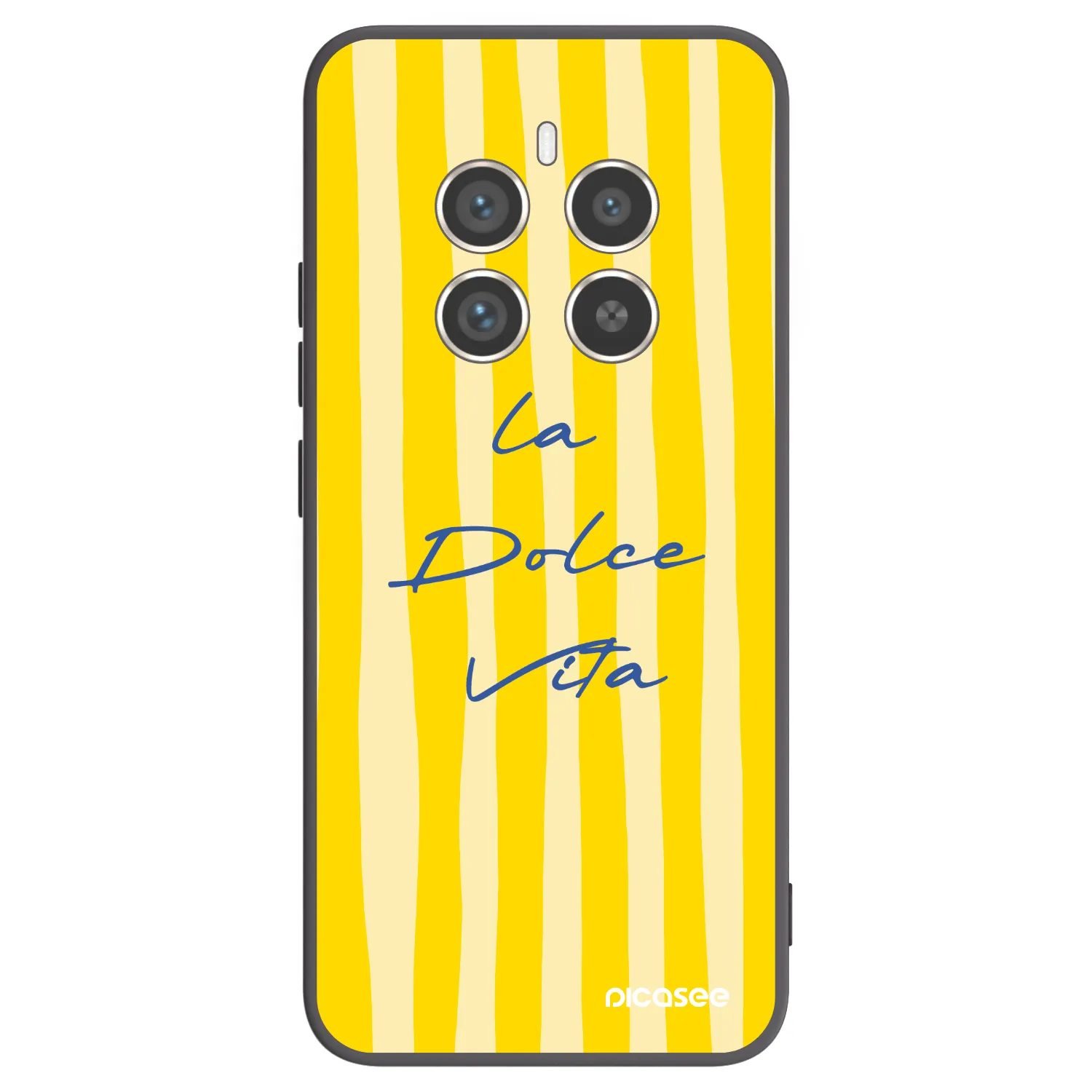 Picasee silikonowe czarne etui na Realme 12 Pro 5G - Ladolcevita