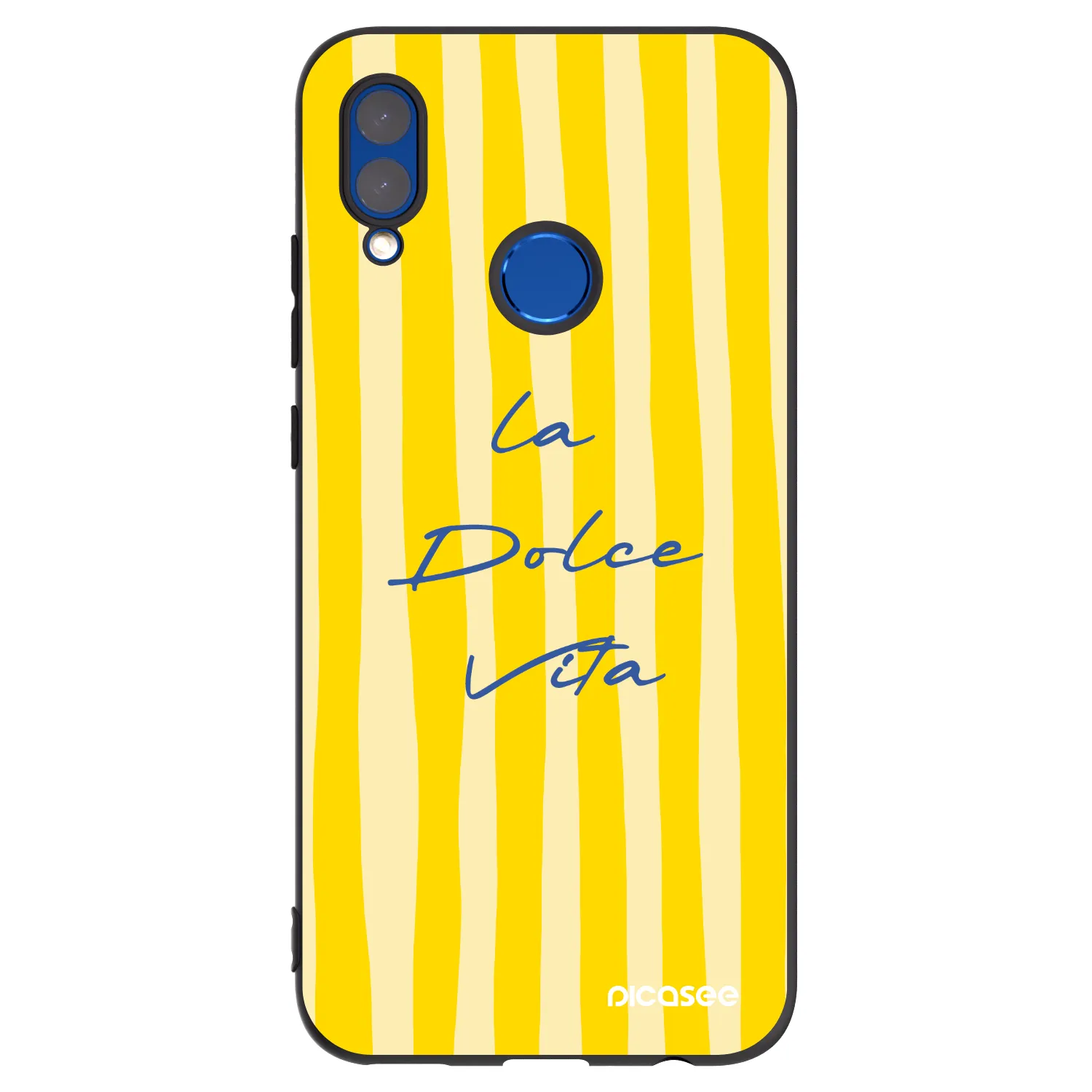 Picasee silikonowe czarne etui na Huawei P Smart 2019 - Ladolcevita
