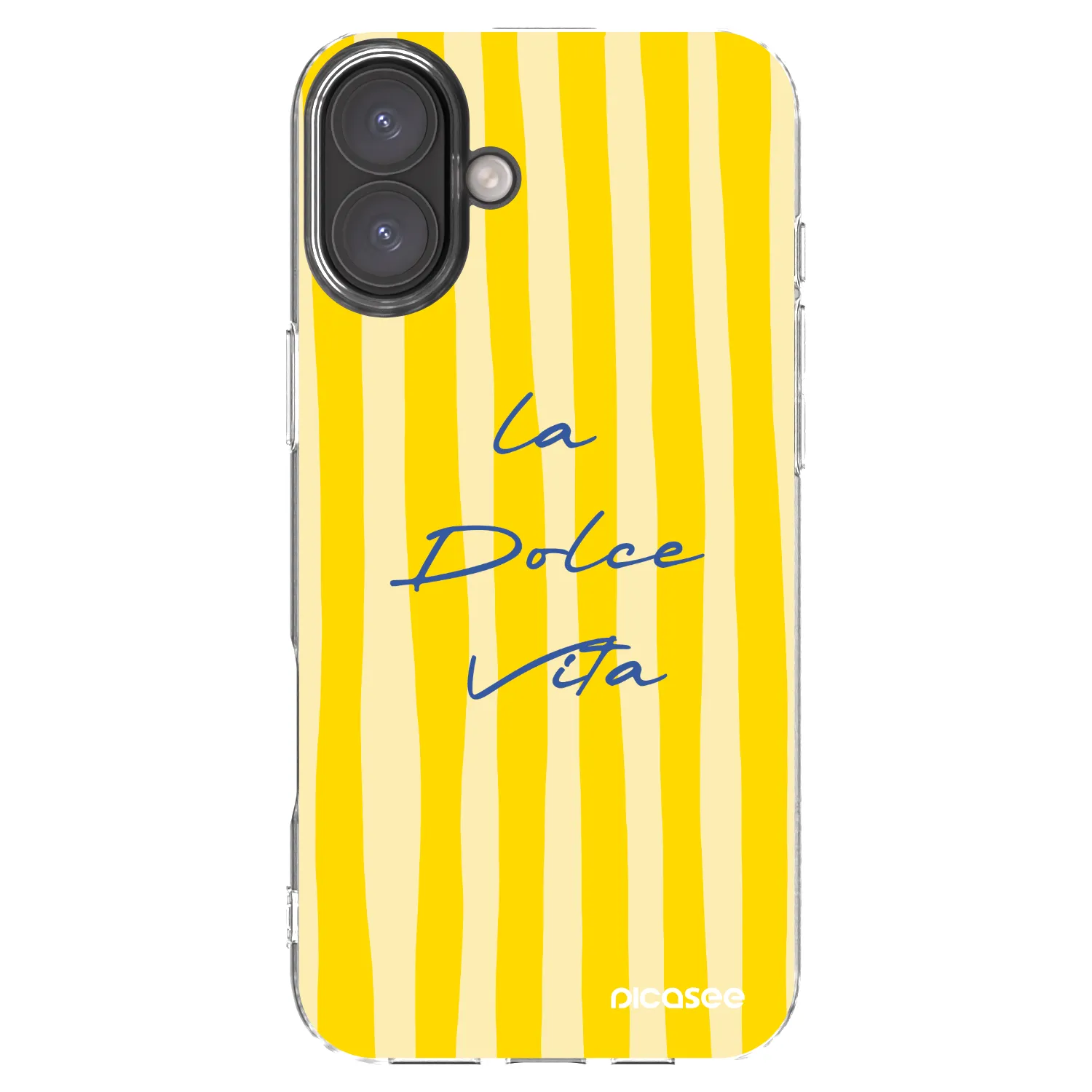 Picasee silikonowe przeźroczyste etui na Apple iPhone 16 Plus - Ladolcevita