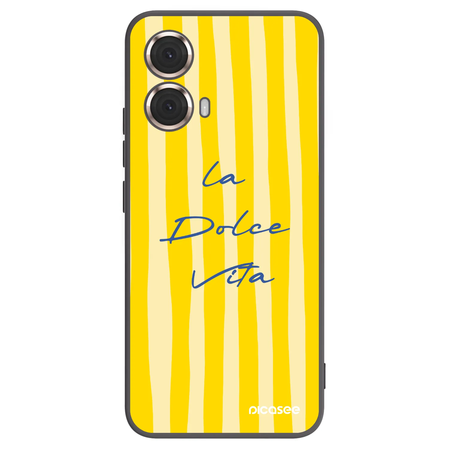 Picasee silikonowe czarne etui na Motorola Moto G85 - Ladolcevita