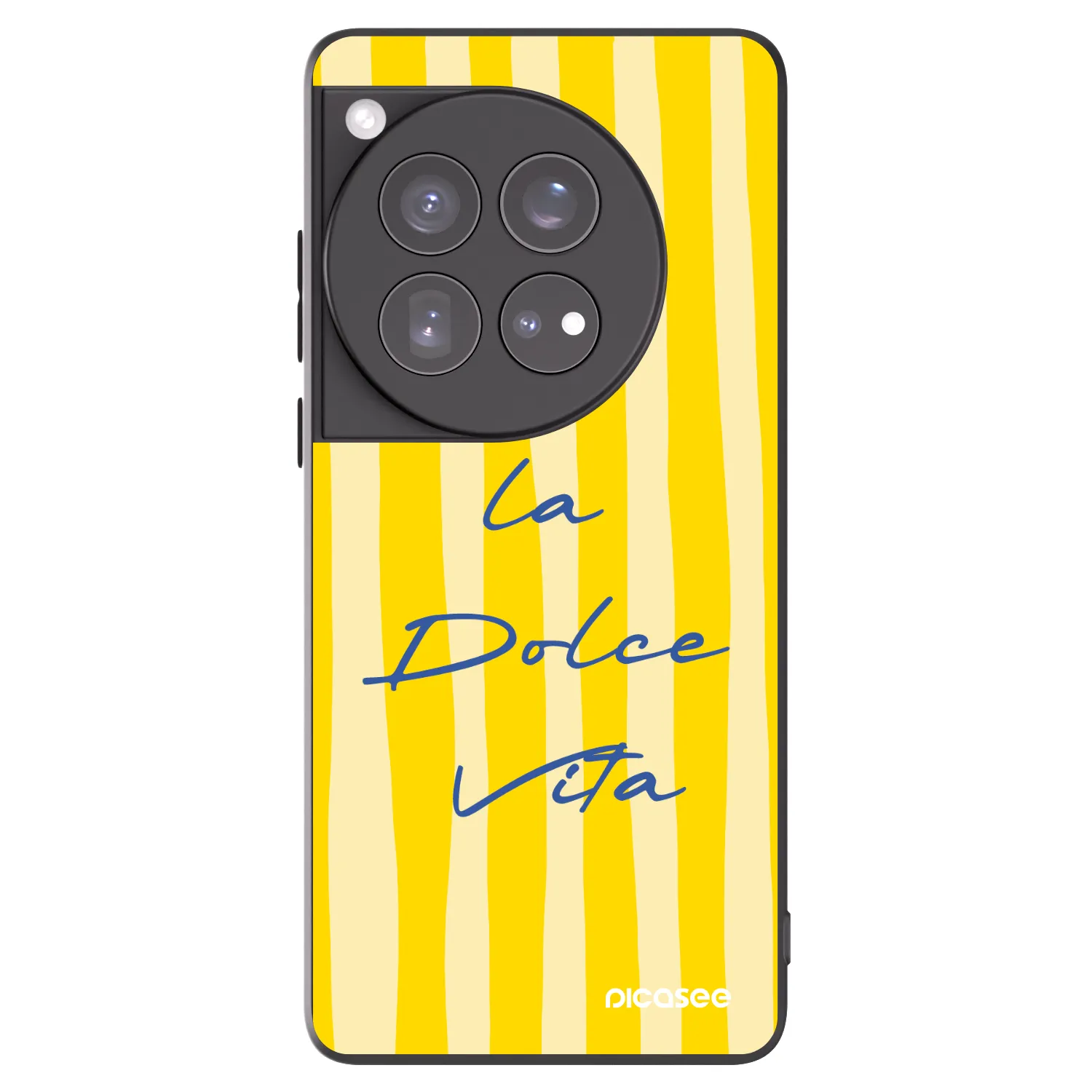 Picasee silikonowe czarne etui na OnePlus 12 5G - Ladolcevita