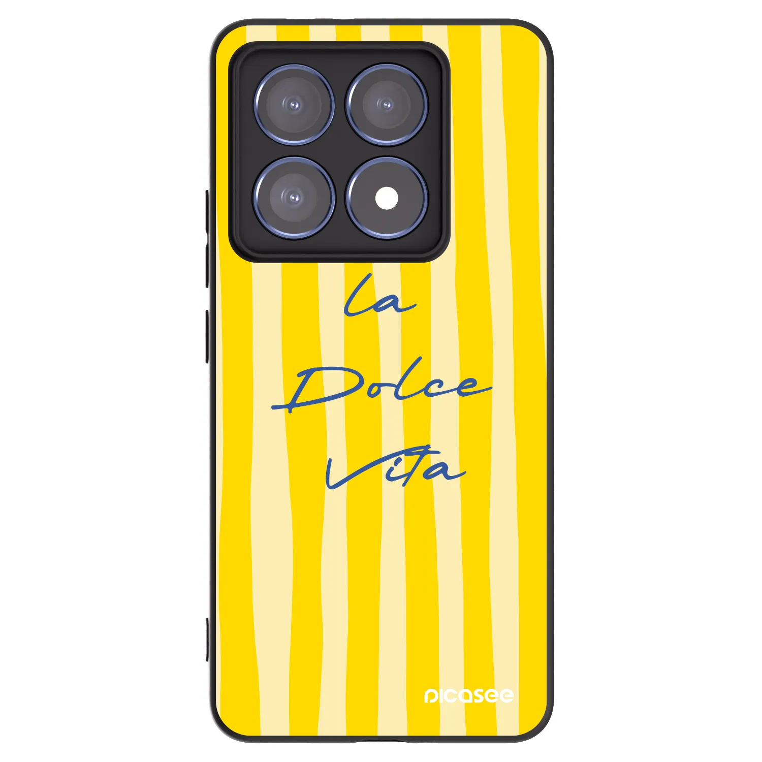 Picasee silikonowe czarne etui na Xiaomi 14T Pro - Ladolcevita