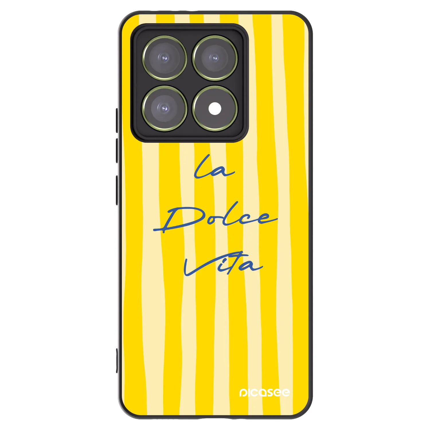 Picasee silikonowe czarne etui na Xiaomi 14T - Ladolcevita