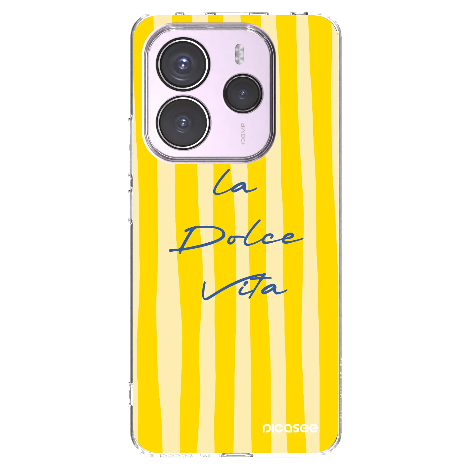 Picasee silikonowe przeźroczyste etui na Xiaomi Redmi Note 14 5G - Ladolcevita