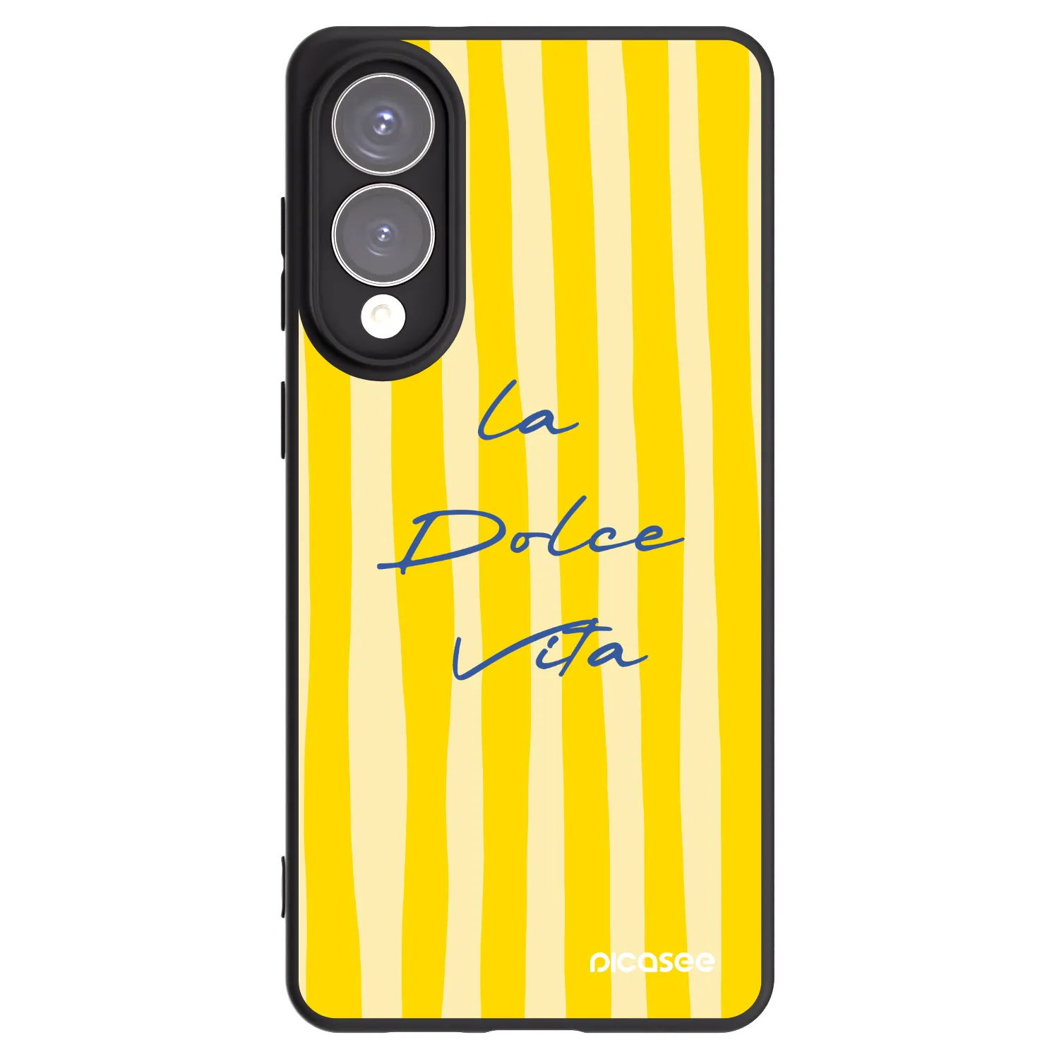 Picasee silikonowe czarne etui na Samsung Galaxy S25 Edge 5G - Ladolcevita