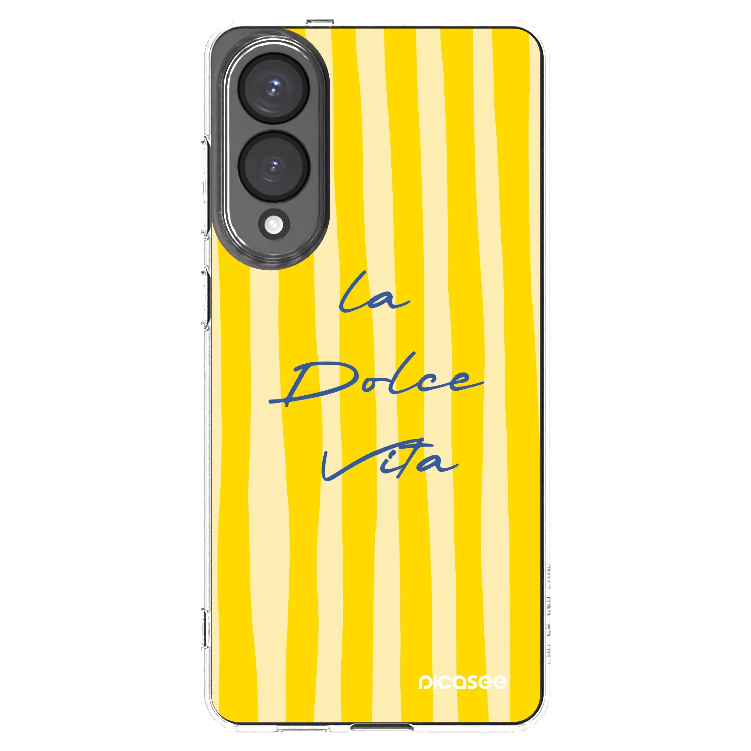 Picasee silikonowe przeźroczyste etui na Samsung Galaxy S25 Edge 5G - Ladolcevita