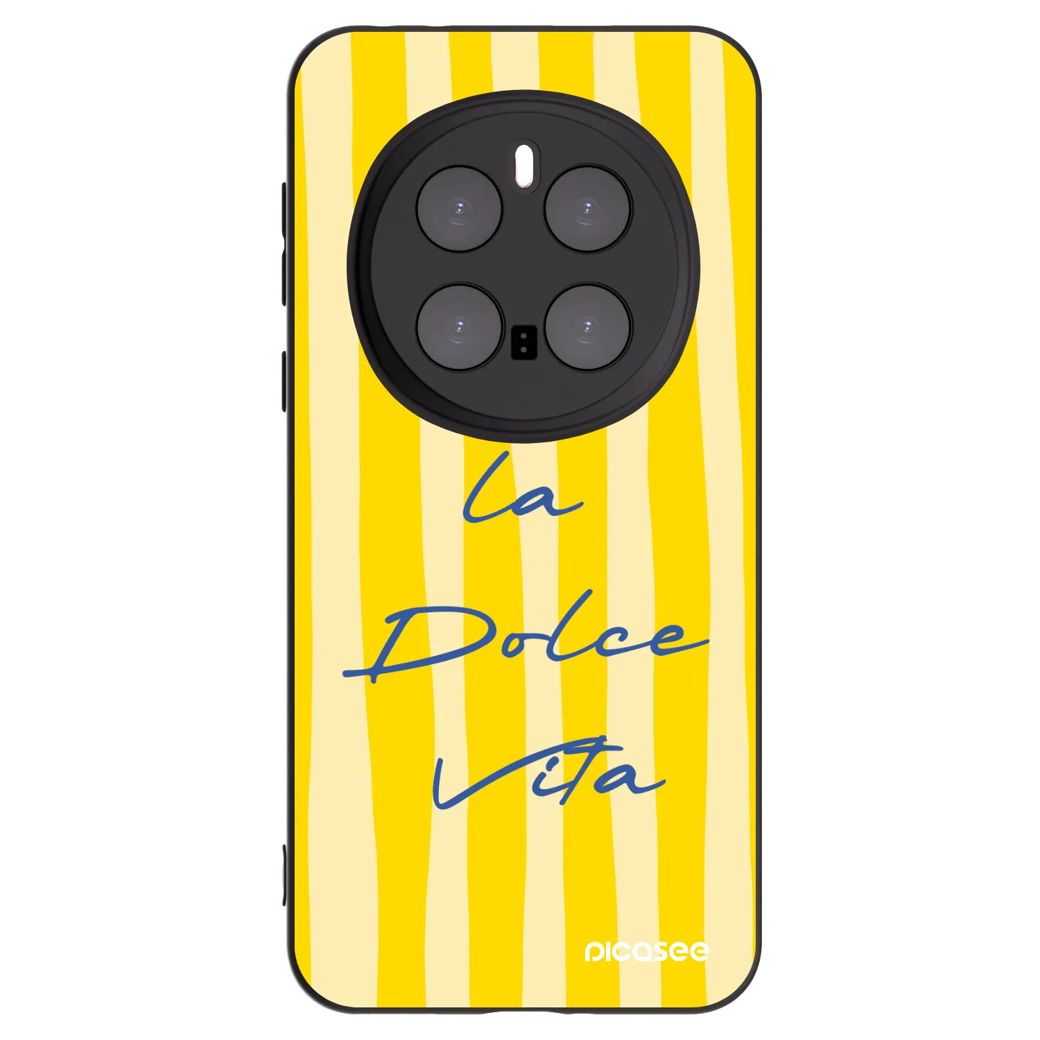 Picasee silikonowe czarne etui na Honor Magic7 Pro 5G - Ladolcevita
