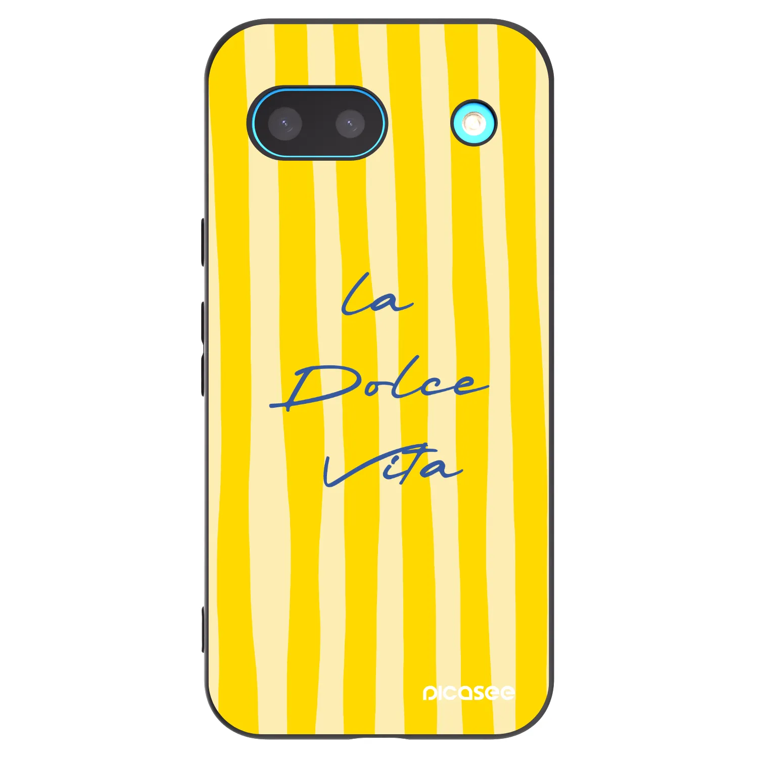 Picasee silikonowe czarne etui na Google Pixel 8a - Ladolcevita