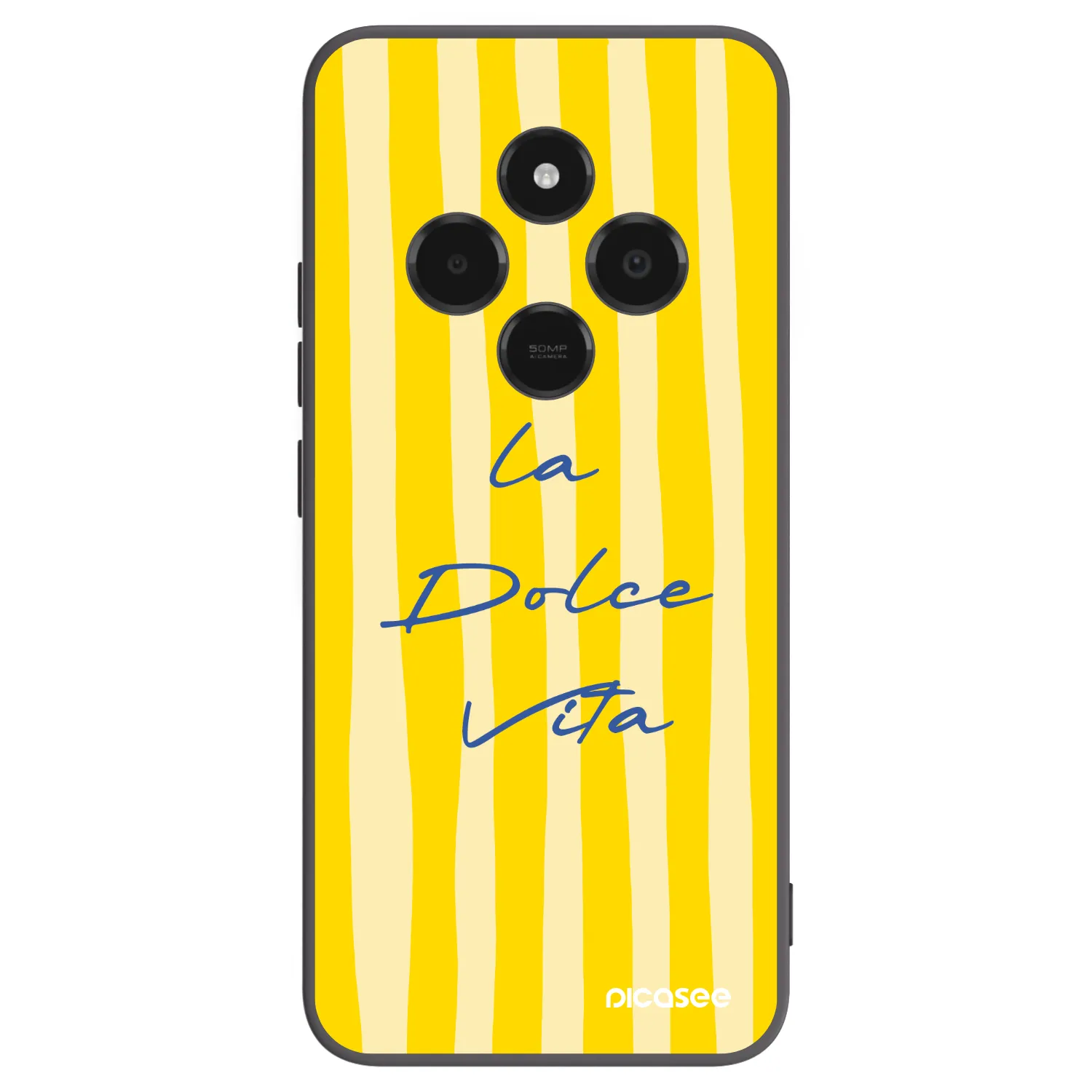Picasee silikonowe czarne etui na Xiaomi Poco C75 - Ladolcevita