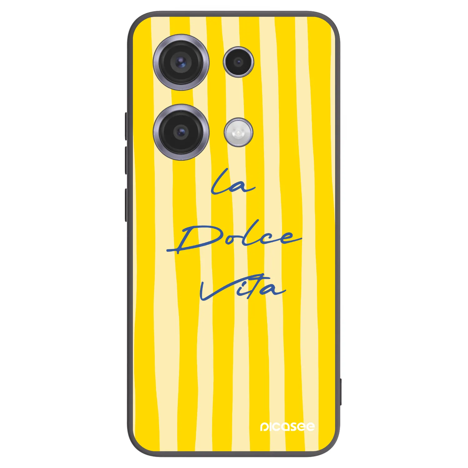 Picasee silikonowe czarne etui na Xiaomi Redmi Note 14S - Ladolcevita