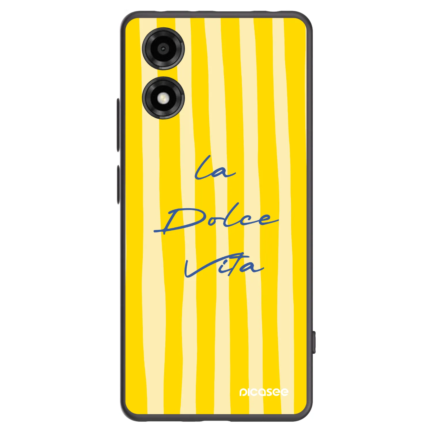 Picasee silikonowe czarne etui na Motorola Moto E14 - Ladolcevita