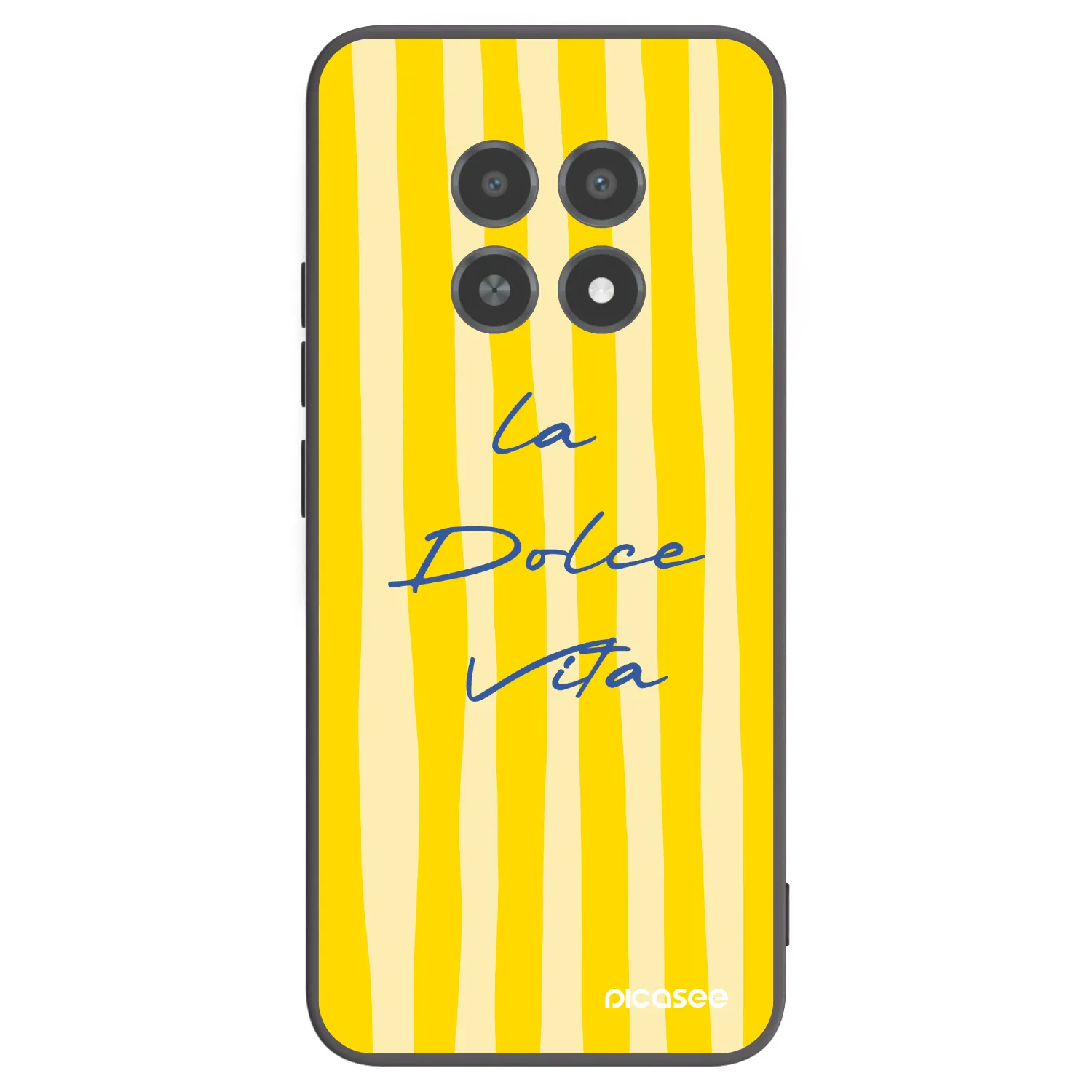Picasee silikonowe czarne etui na Realme 12X - Ladolcevita